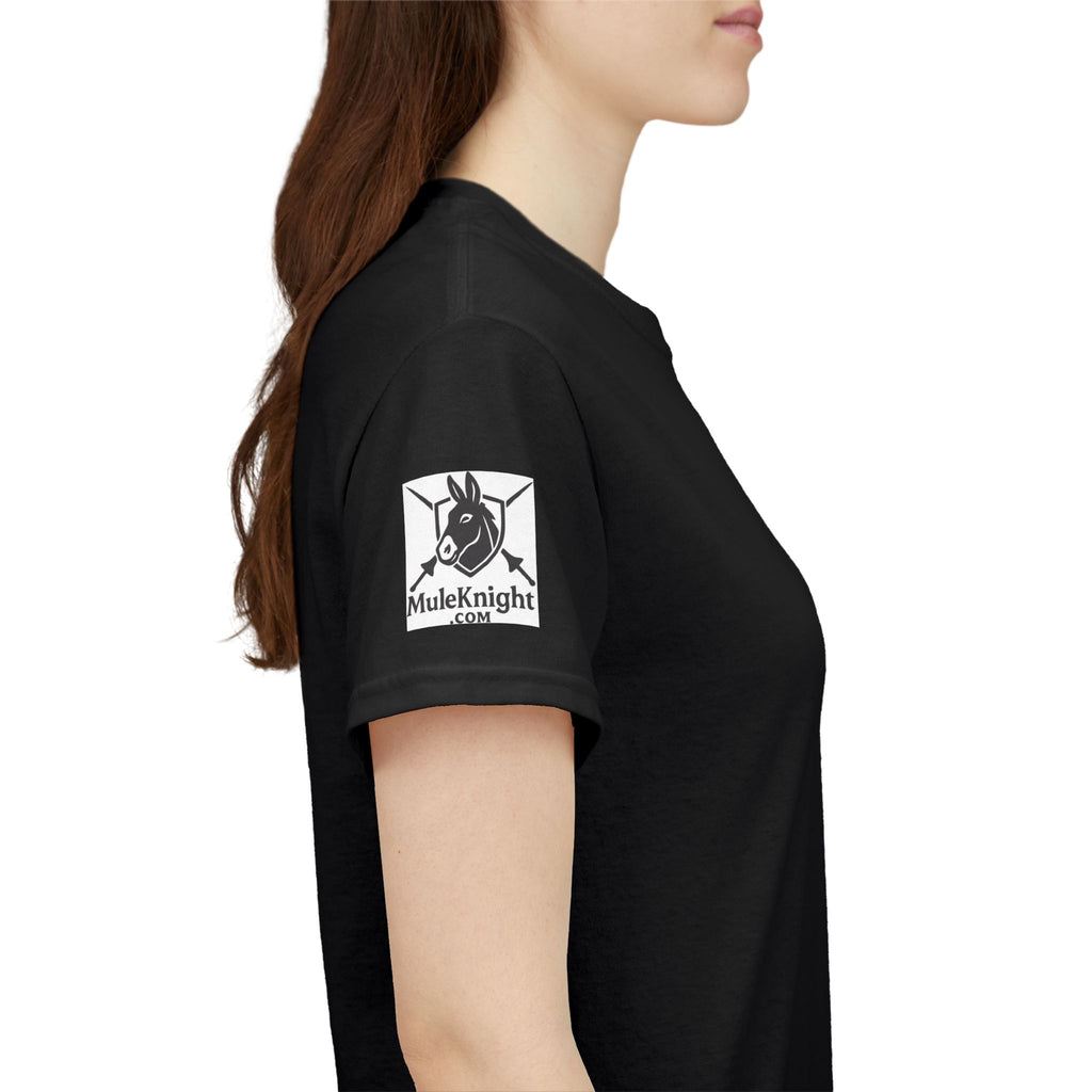 Cowboy Trail riding Mule Graphic Tee — "Earned Every Mile the Hard Way"