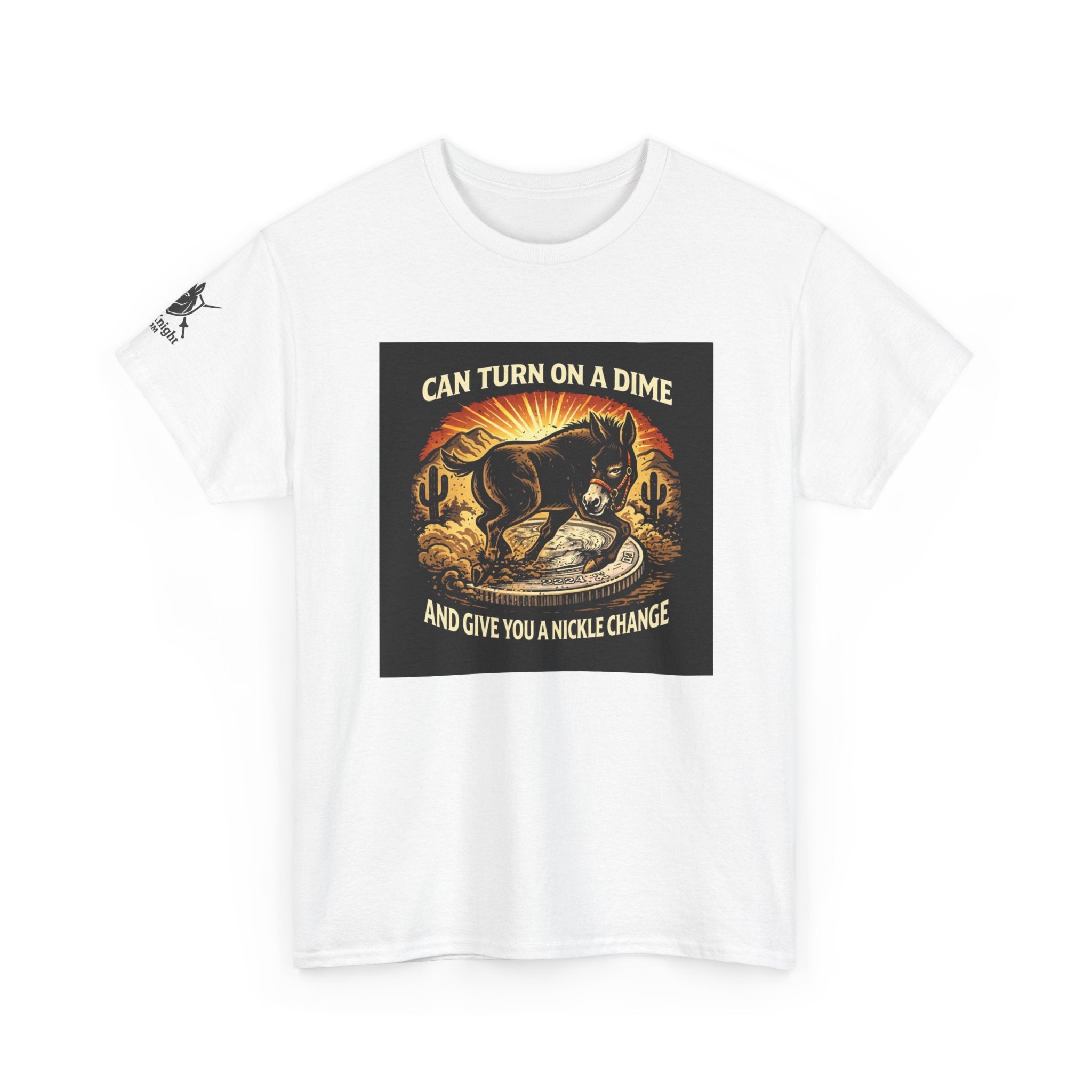 Mule Rider Retro Graphic Tee - "Can Turn on a Dime and Give You a Nickel Change"