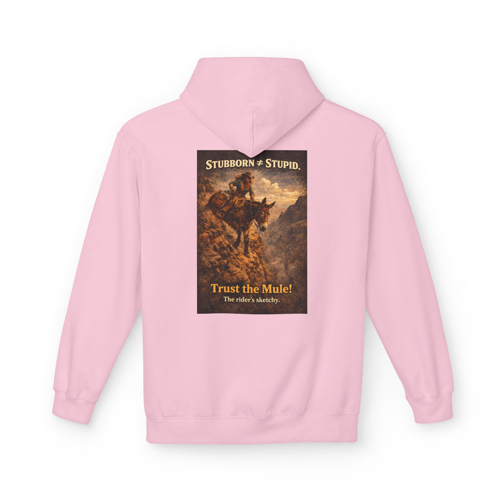 Mule Hoodie — "Stubborn not Stupid, Trust the Mule!" Vintage Western Graphic