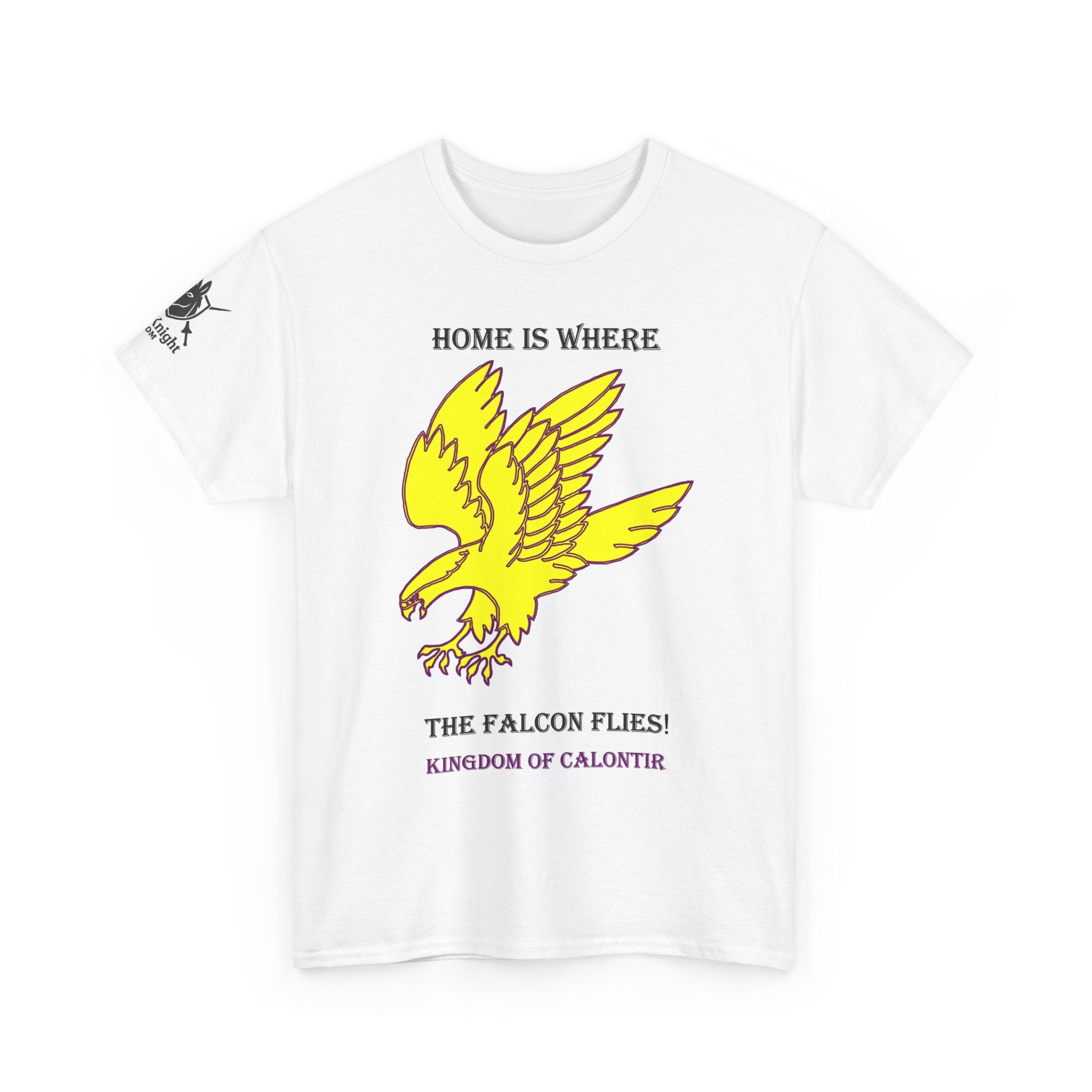Home Is Where the Falcon Flies T‑Shirt -Medieval Tee