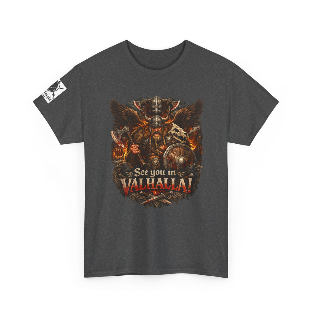 Viking shirt See you in Valhalla — Funny Knight Tee