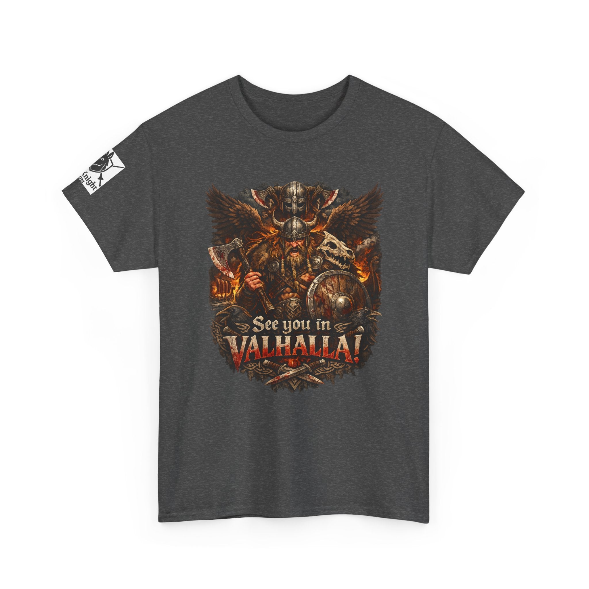 Viking shirt See you in Valhalla — Funny Knight Tee