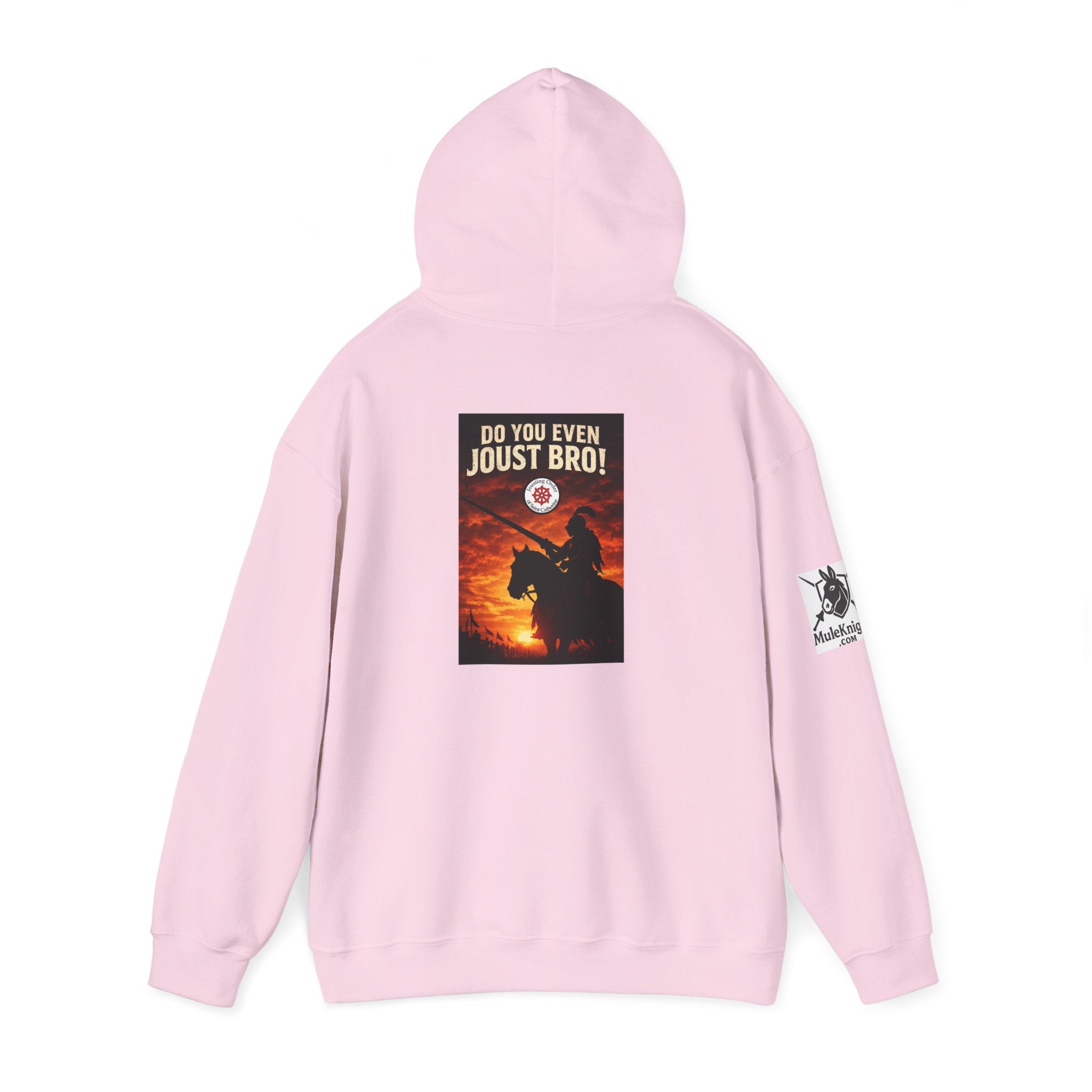 Jousting Hoodie — "Do You Even Joust Bro?" Medieval Tournament Sweatshirt