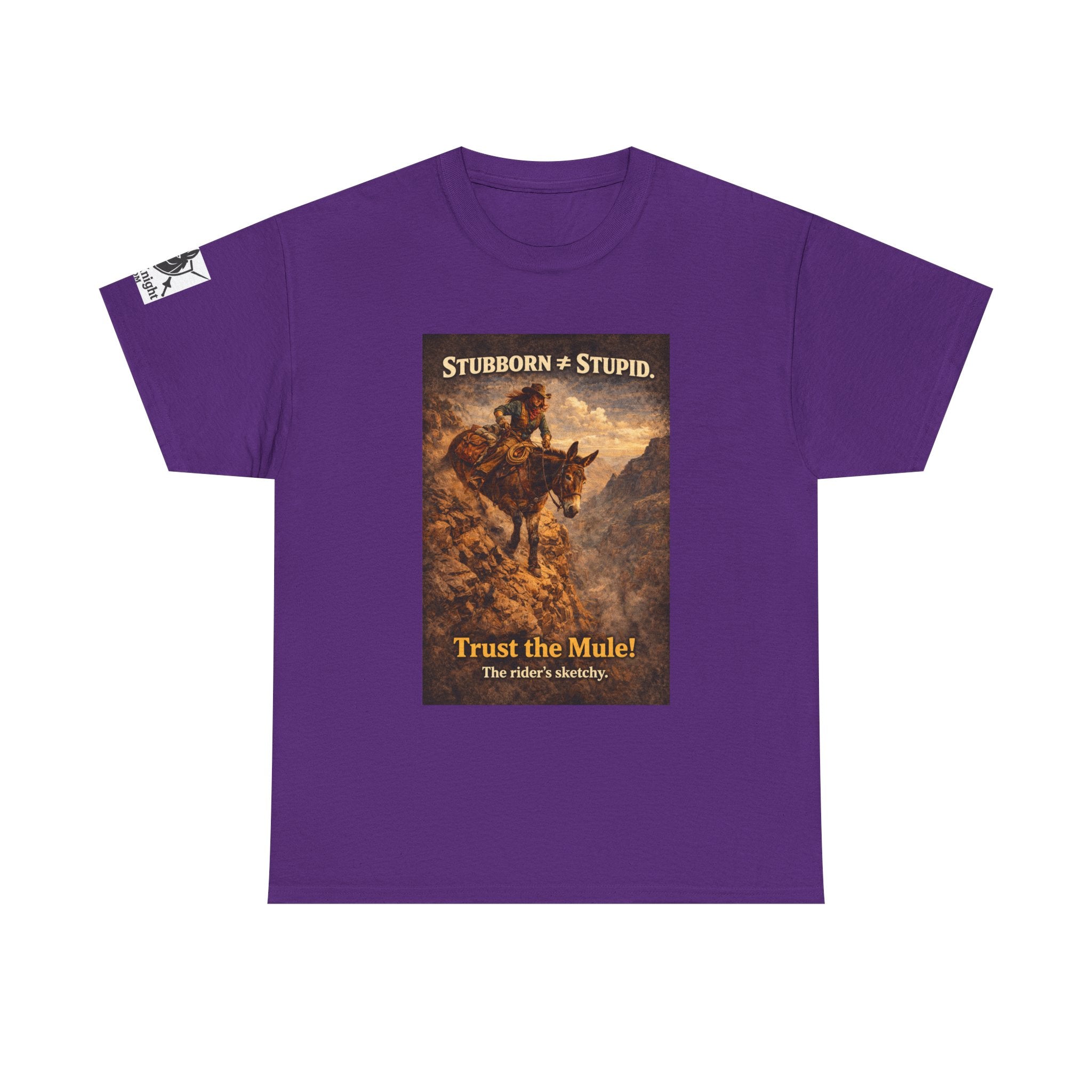 Mule Tee — "Stubborn not Stupid. Trust the Mule!" Vintage Western Humor T-Shirt
