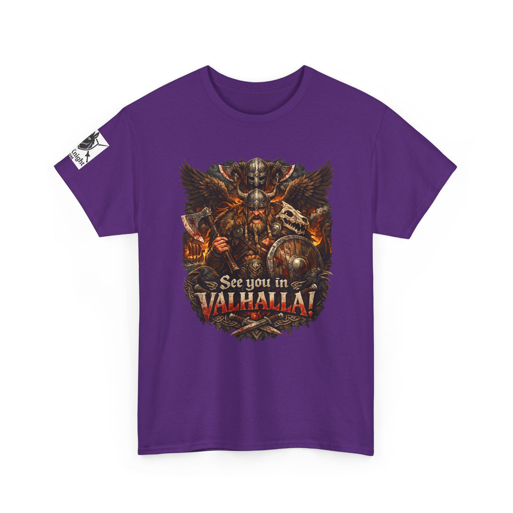 Viking shirt See you in Valhalla — Funny Knight Tee