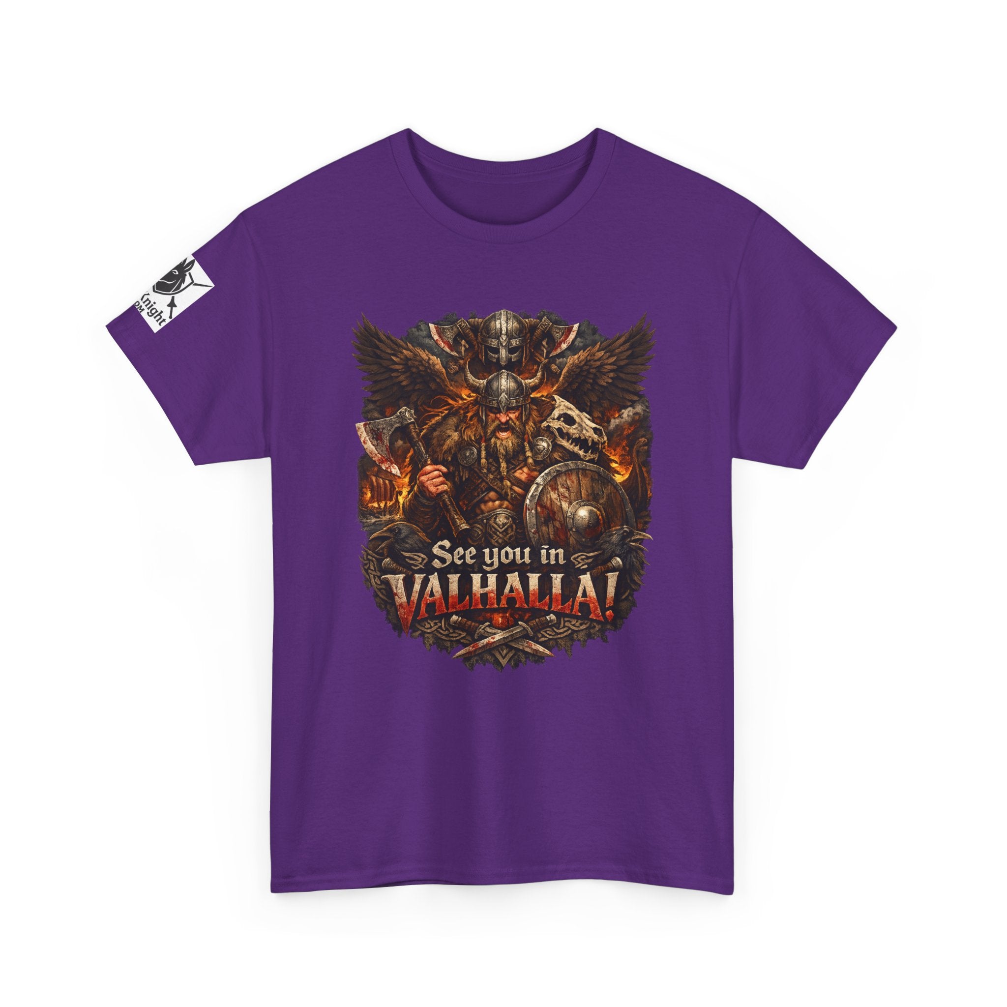 Viking shirt See you in Valhalla — Funny Knight Tee