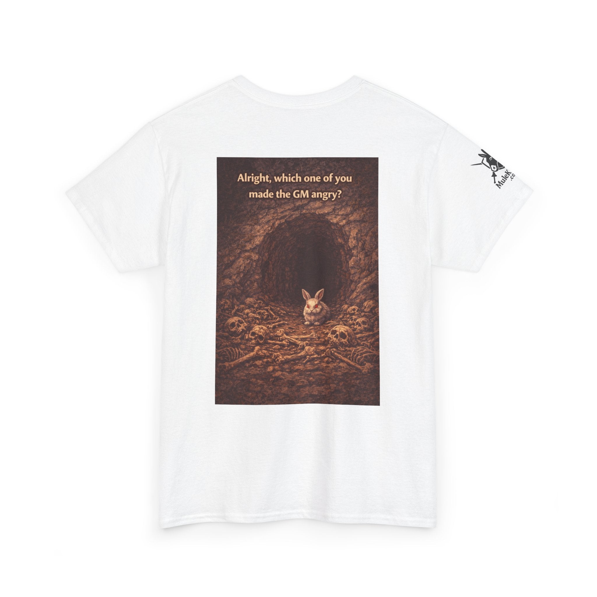 Gaming Tee—  "Alright which one of you made the GM angry!"  Funny tee