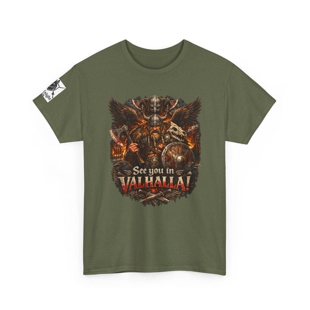 Viking shirt See you in Valhalla — Funny Knight Tee