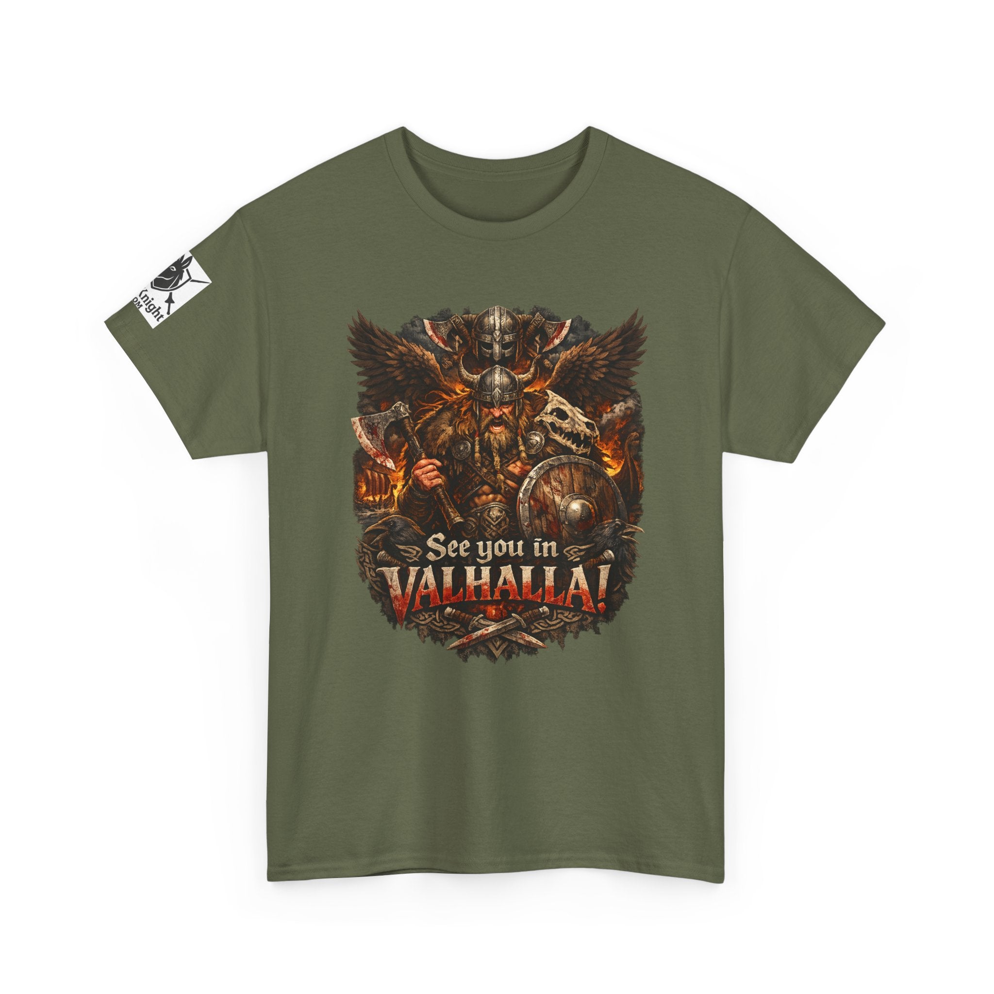 Viking shirt See you in Valhalla — Funny Knight Tee