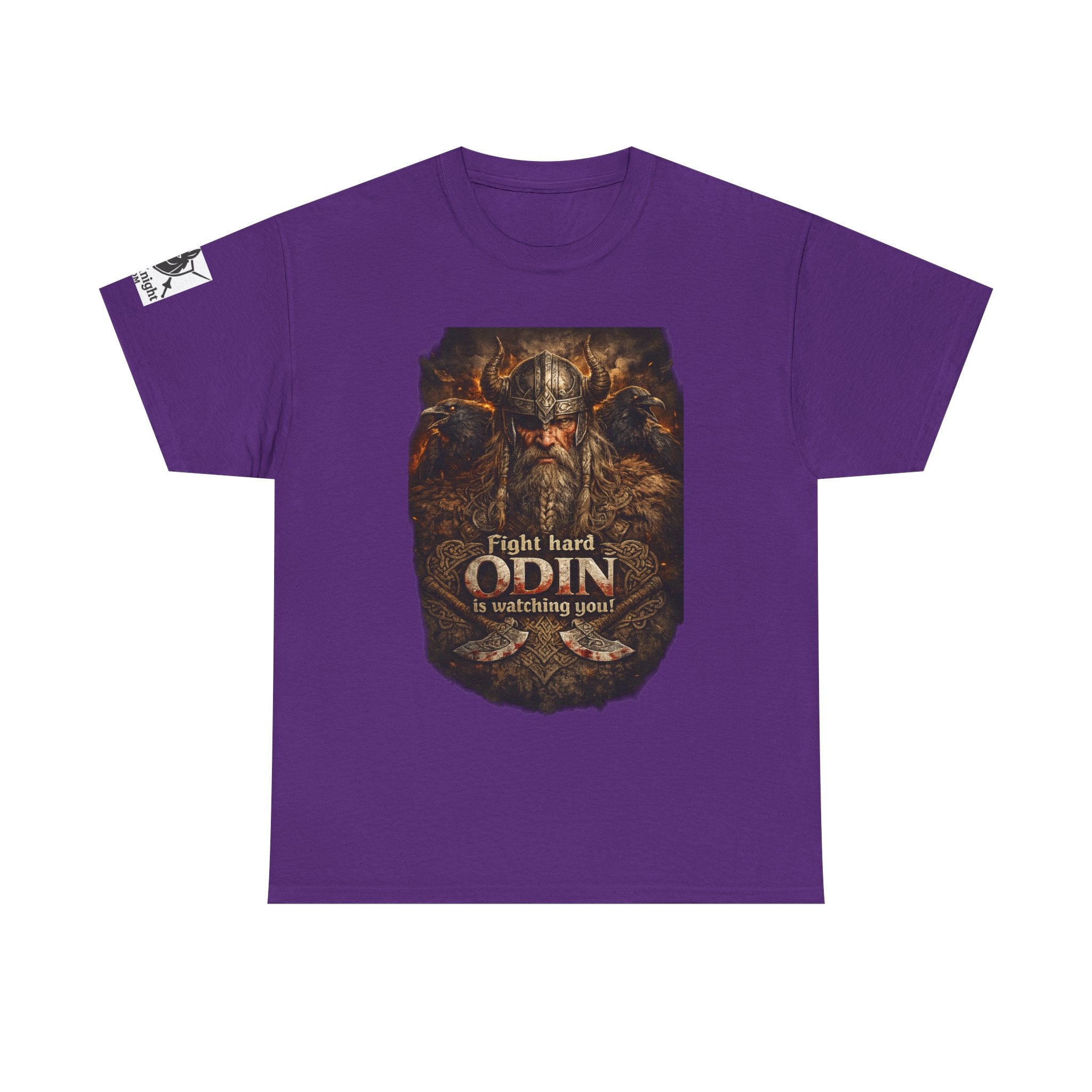 Viking shirt -Fight Hard Odin is watching you! — Funny Knight Tee