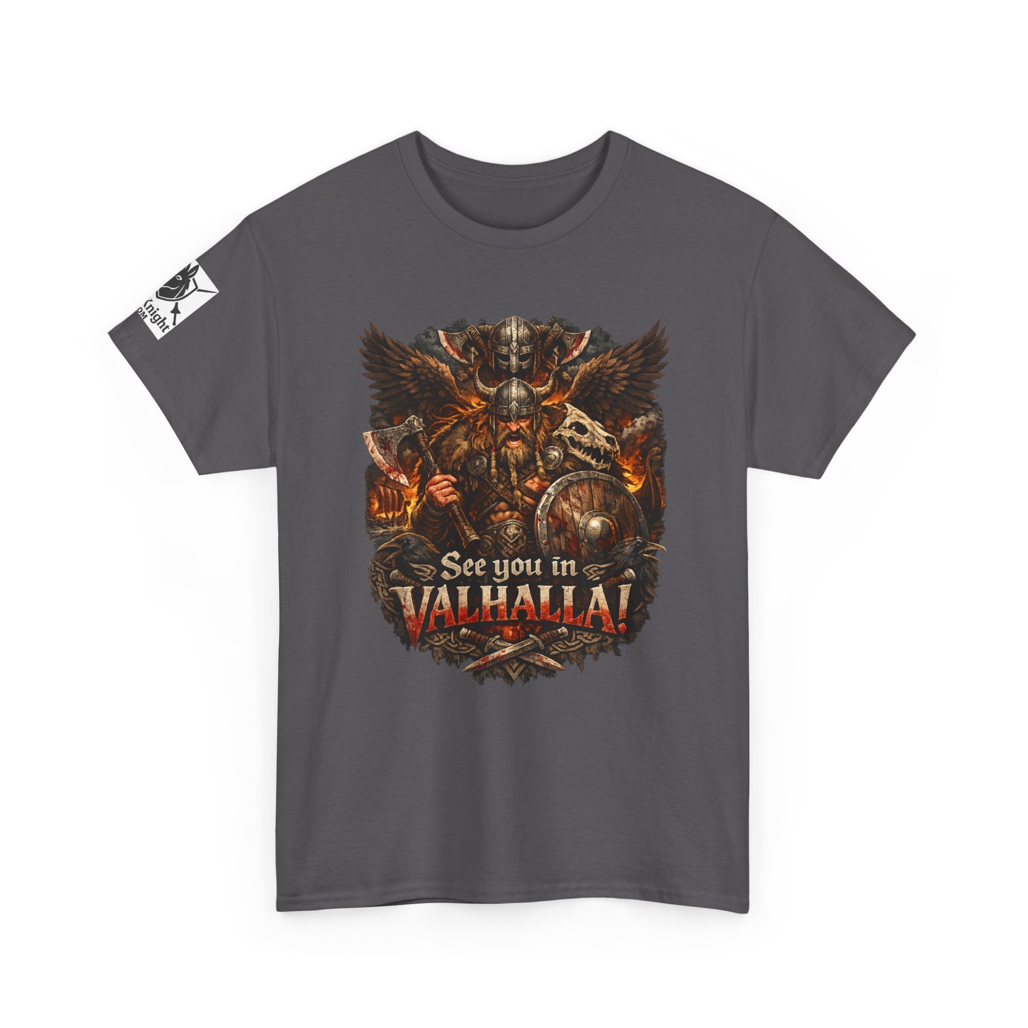 Viking shirt See you in Valhalla — Funny Knight Tee