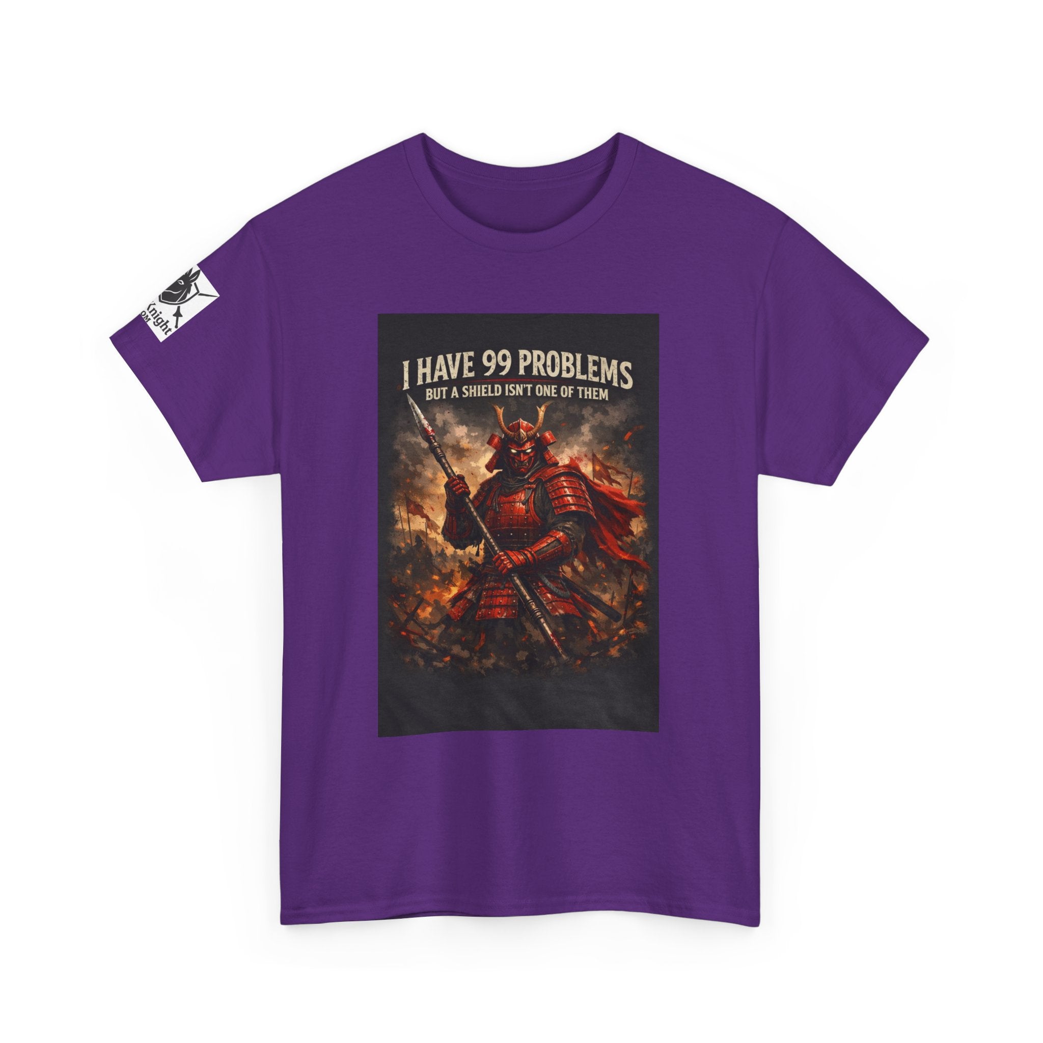 Samurai Warrior Graphic Tee — "I Have 99 Problems But A Shield Isn't One"