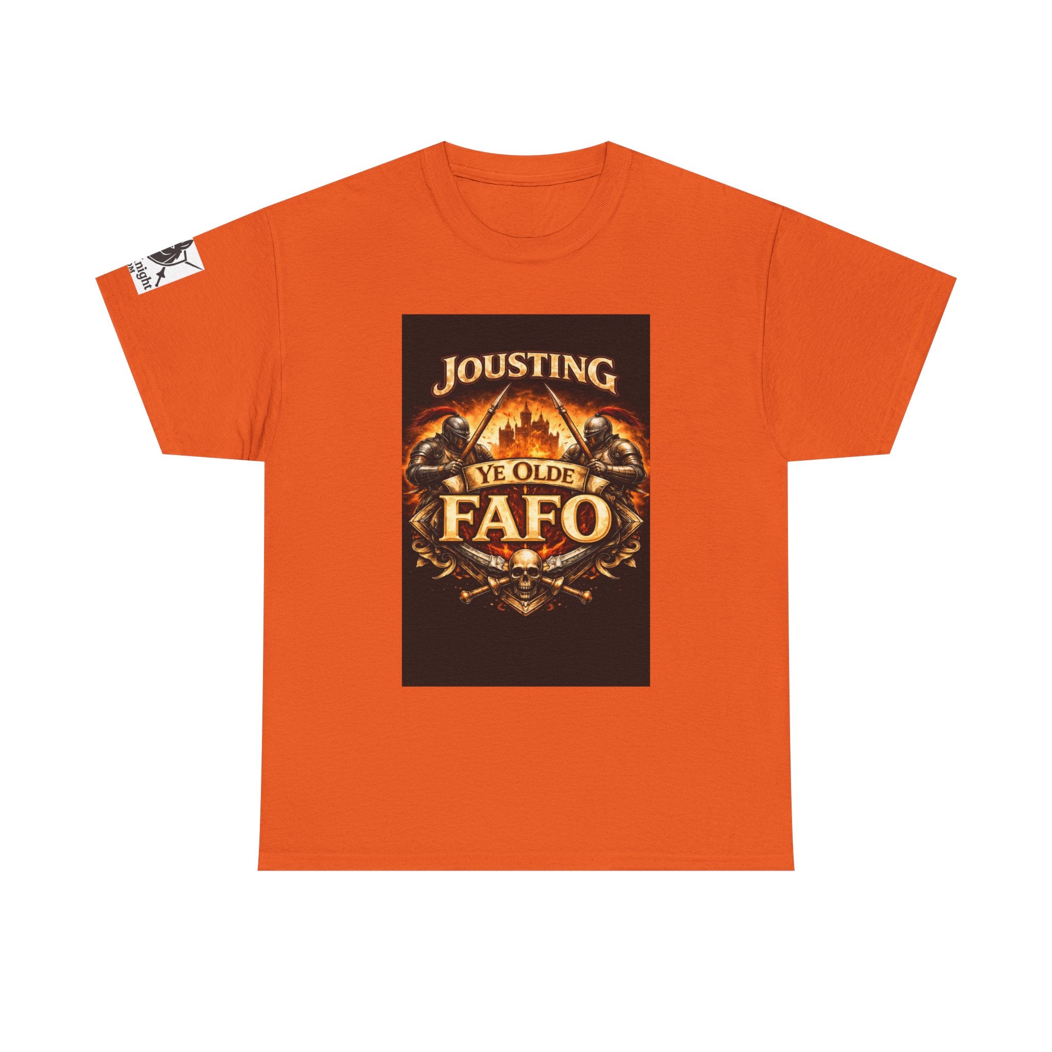 Jousting Ye Olde Fafo T-Shirt — Medieval Vintage Tournament Graphic Tee
