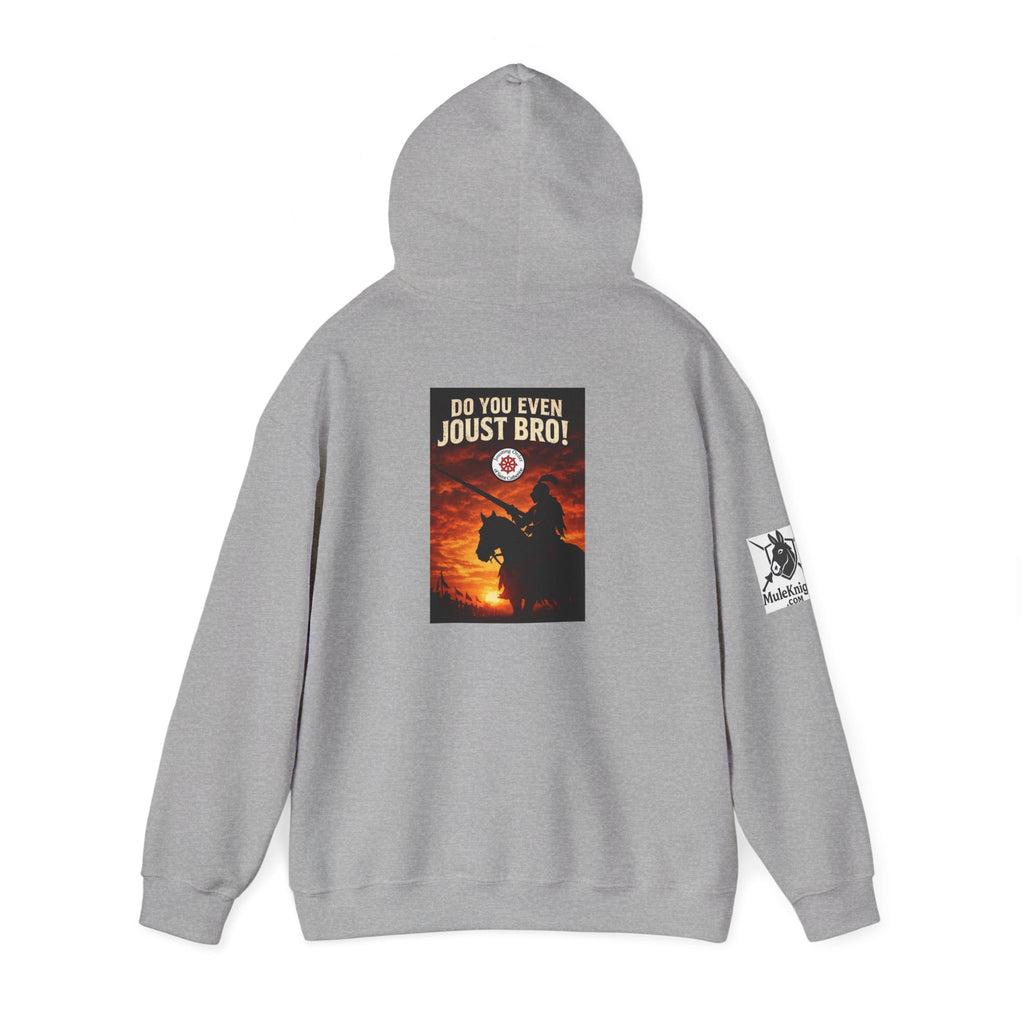 Jousting Hoodie — "Do You Even Joust Bro?" Medieval Tournament Sweatshirt