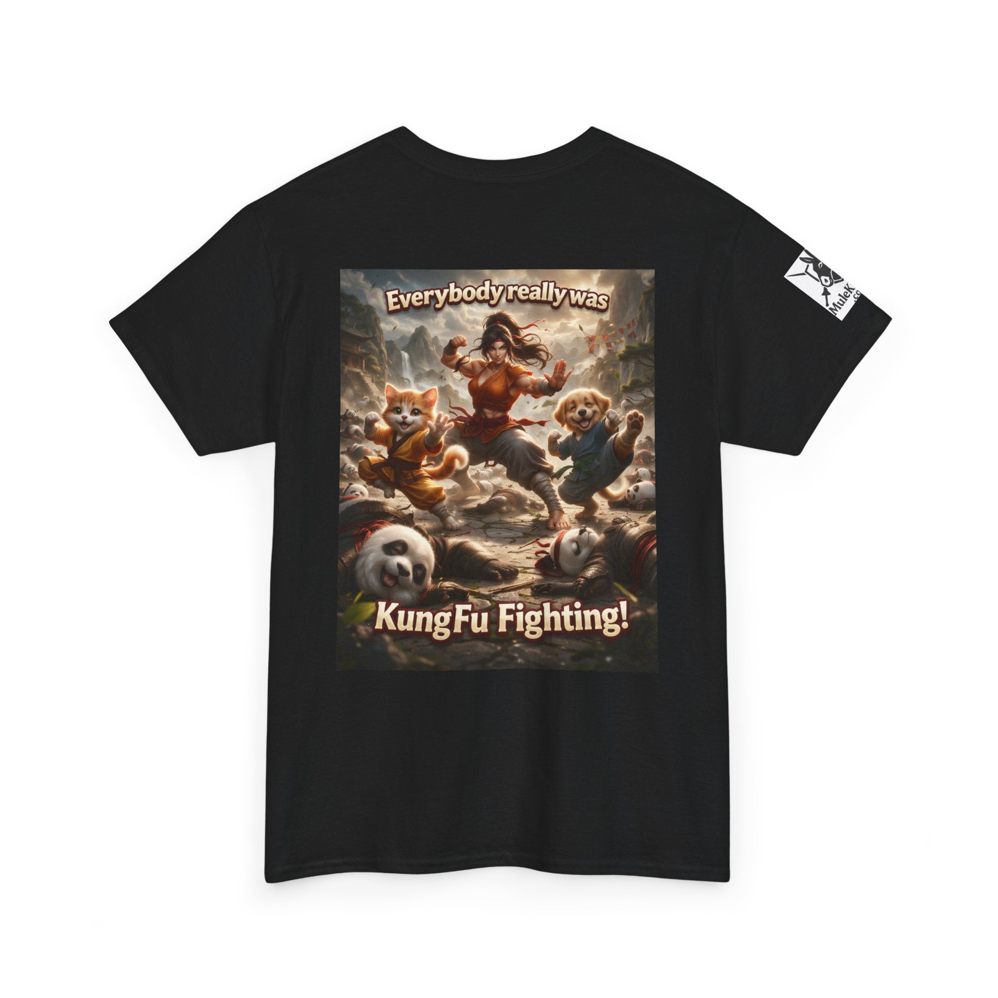 Gaming Tee— “Everybody really was KungFu fighting!." funny tee