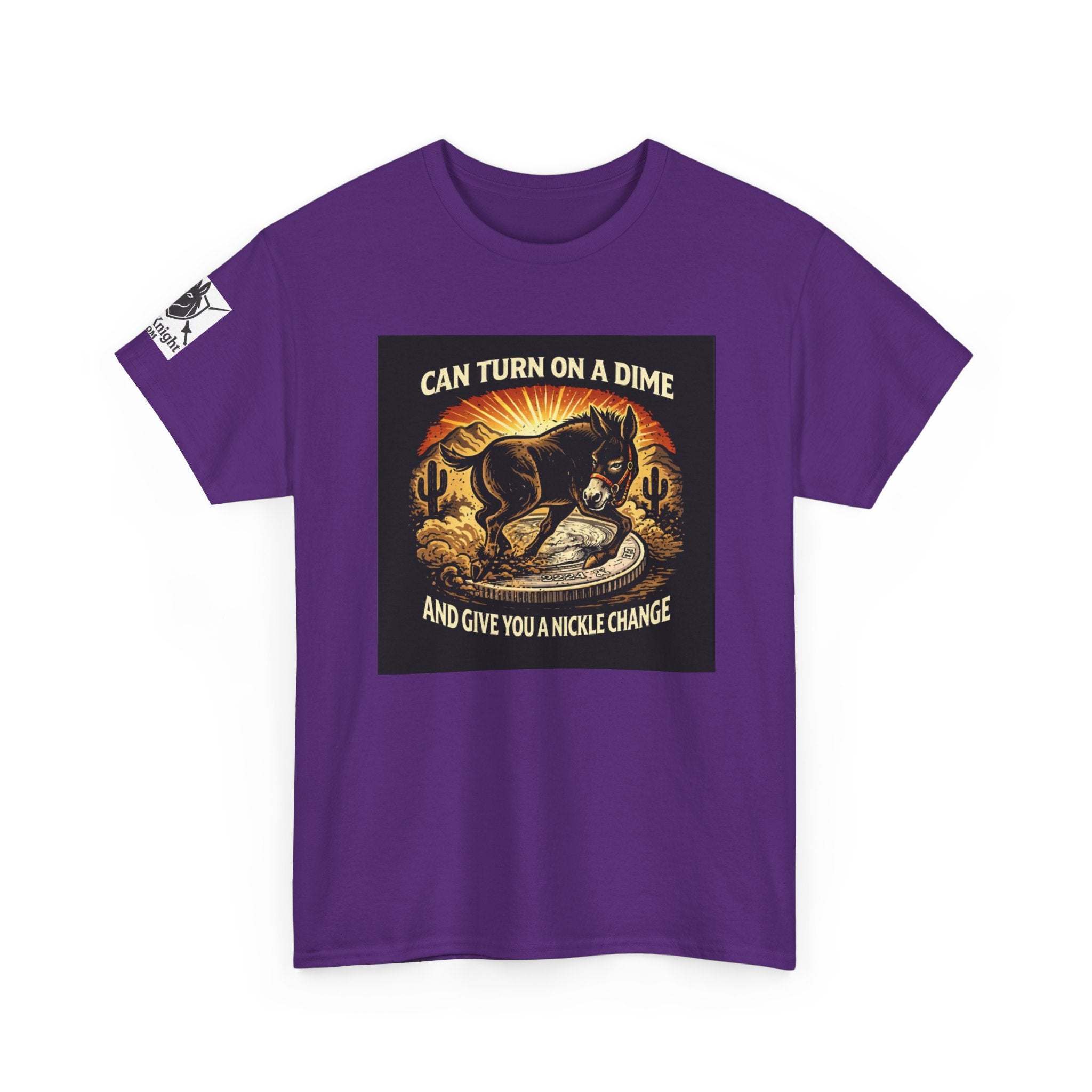 T-Shirt — "Can Turn on a Dime and Give You a Nickel Change" Vintage Skunk Graphic
