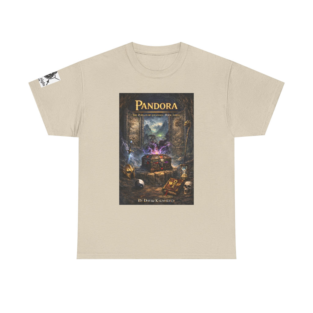 TShirt - Pandora Book Cover Art and on back depicts Chaos Gods Cover