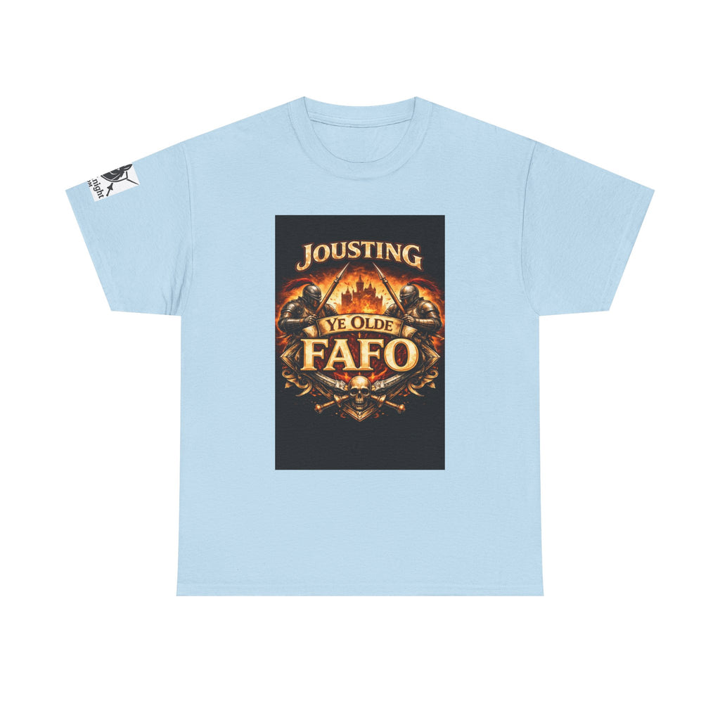 Jousting Ye Olde Fafo T-Shirt — Medieval Vintage Tournament Graphic Tee