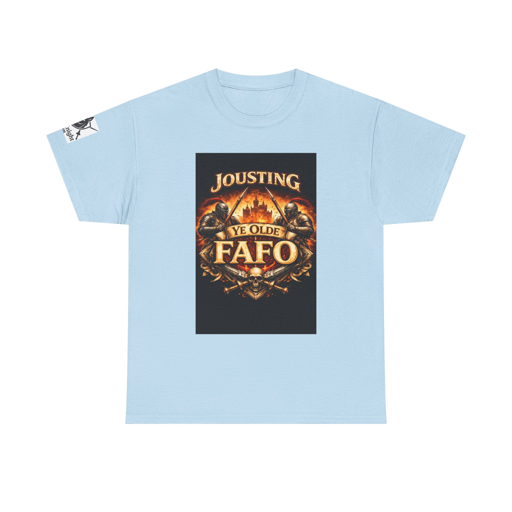 Jousting Ye Olde Fafo T-Shirt — Medieval Vintage Tournament Graphic Tee