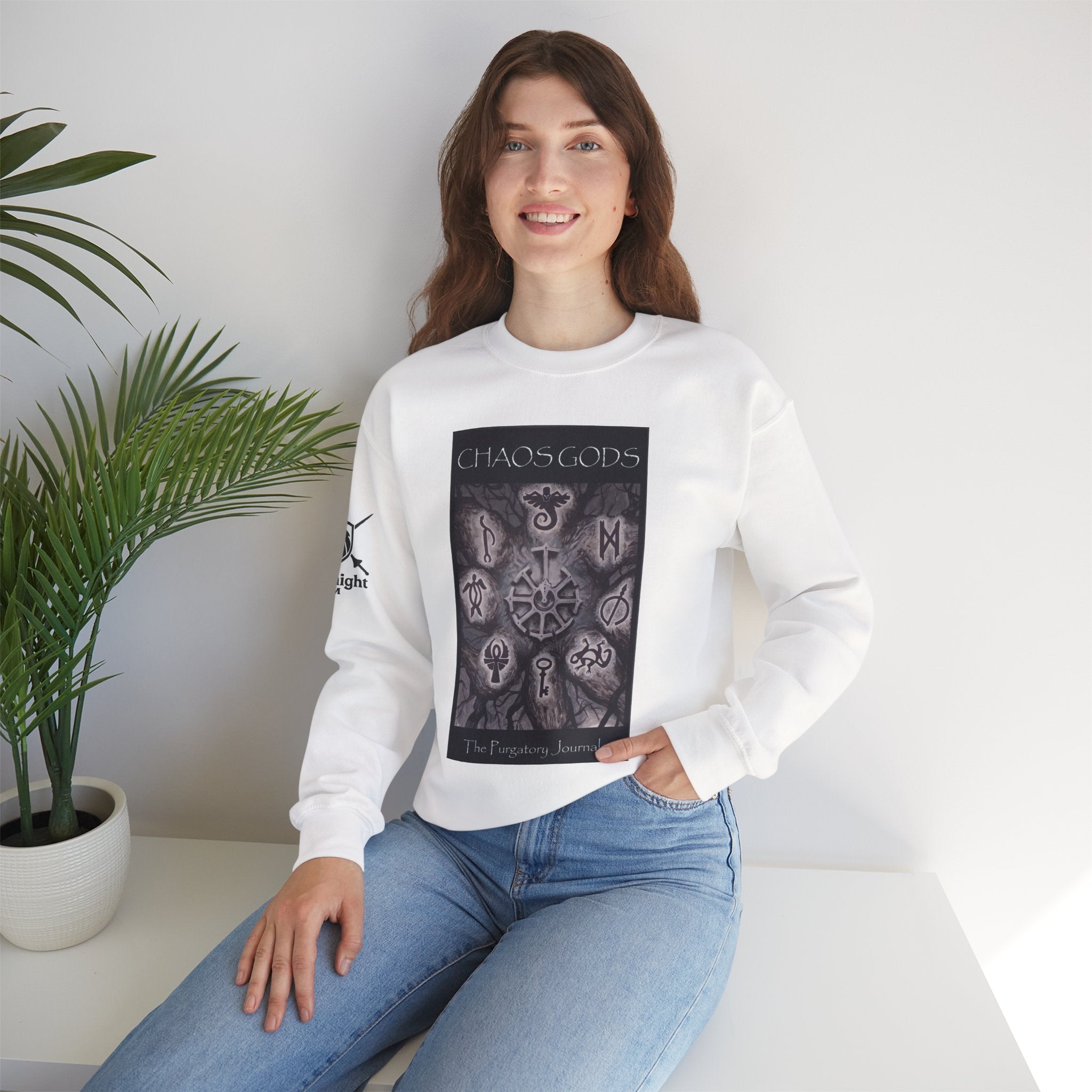 Chaos Gods Crewneck Sweatshirt — The Purgatory Journals Novels Graphic