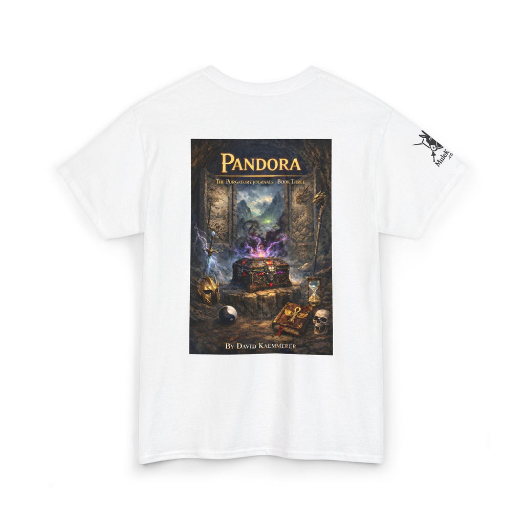 Pandora -Purgatory Journals Book 3 Graphic Tee — Fantasy Novel tee