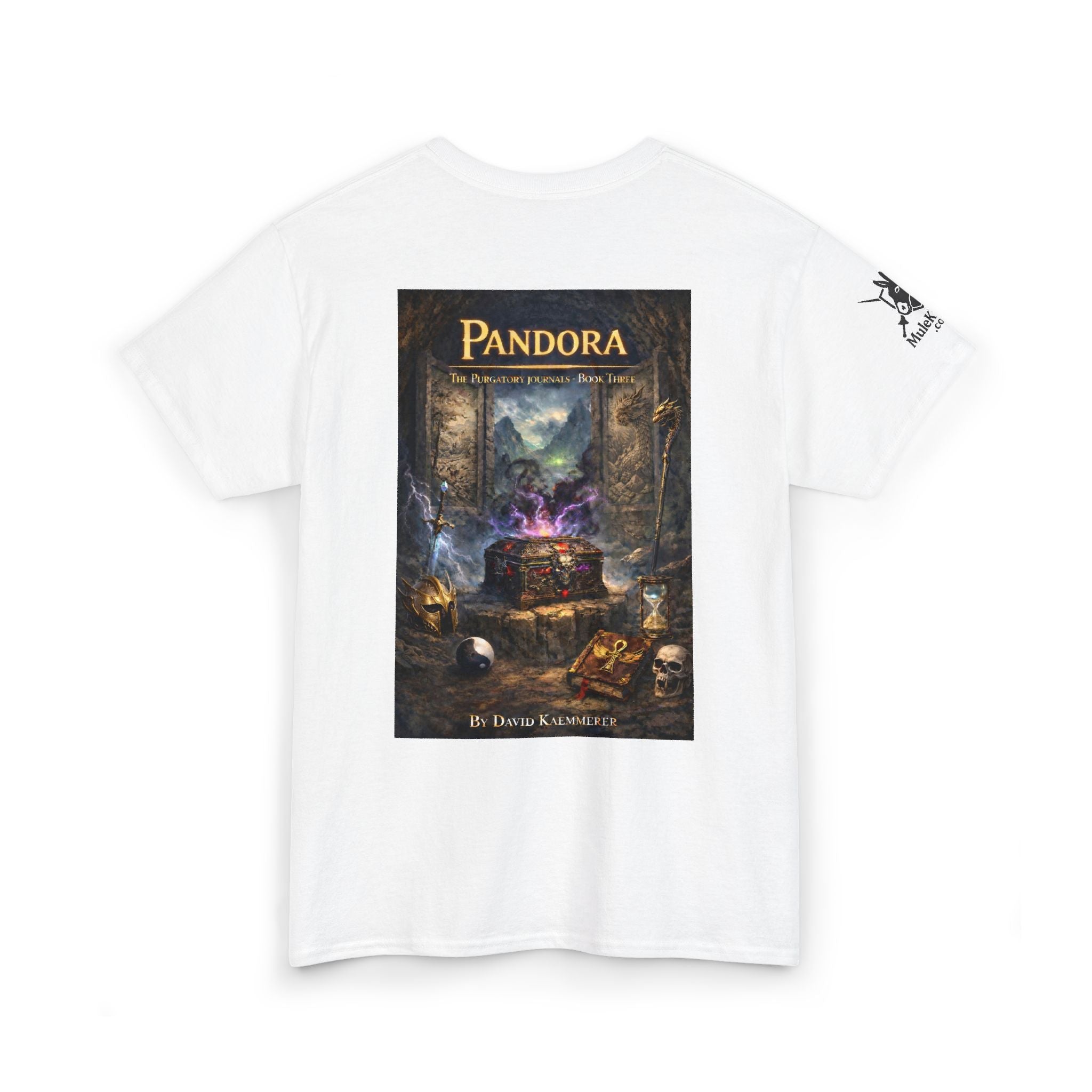 Pandora -Purgatory Journals Book 3 Graphic Tee — Fantasy Novel tee