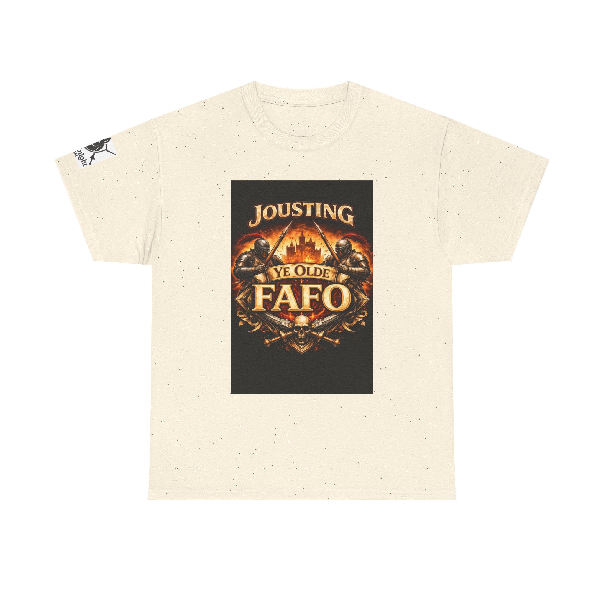 Jousting Ye Olde Fafo T-Shirt — Medieval Vintage Tournament Graphic Tee