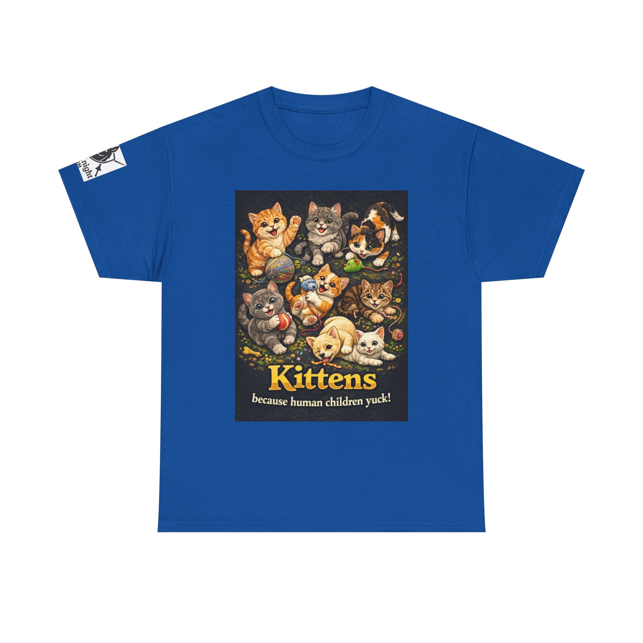Kittens playing.  Kittens because human Children Yuck!  Teeshirt