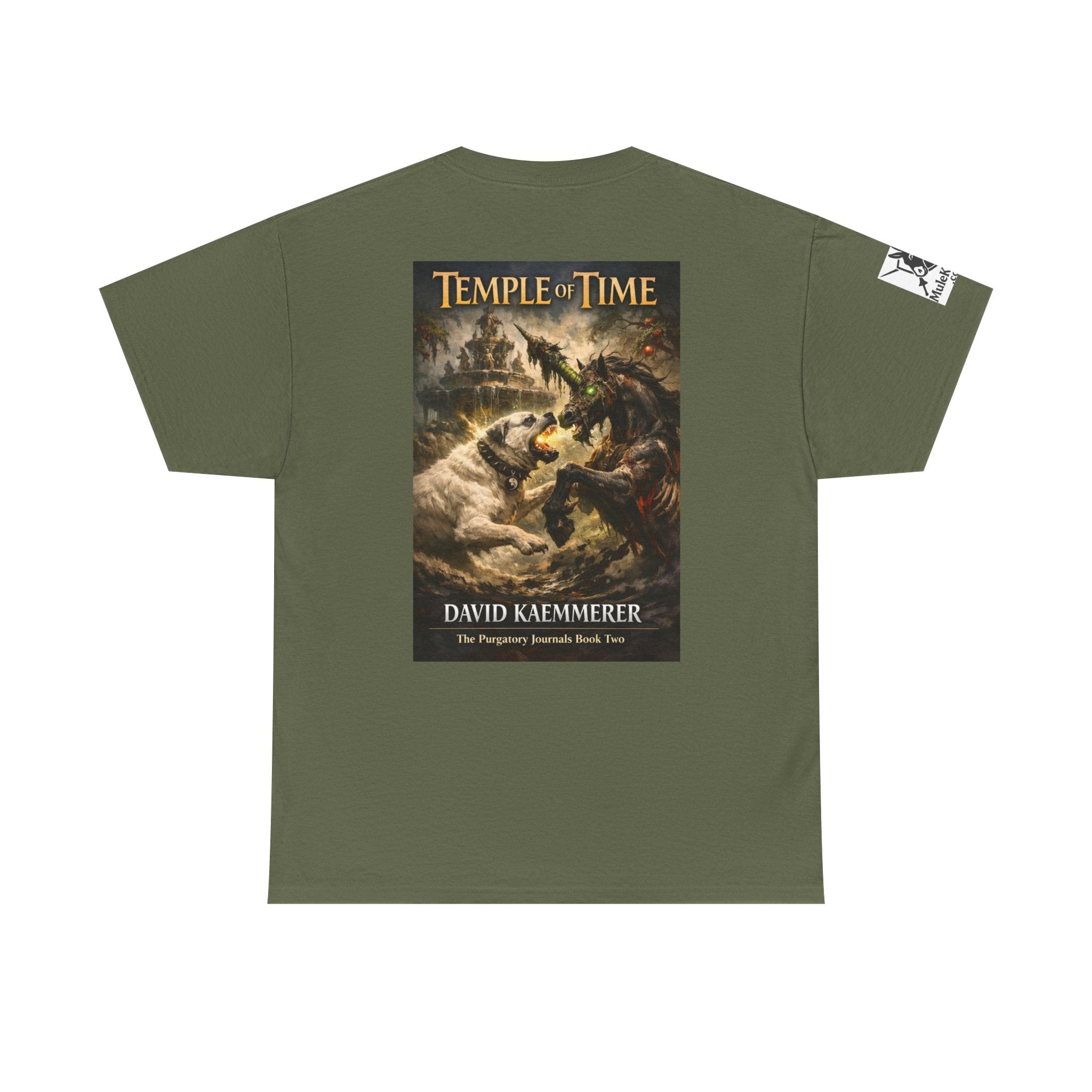 Pandora Book Cover Art and on back depicts Temple of Time