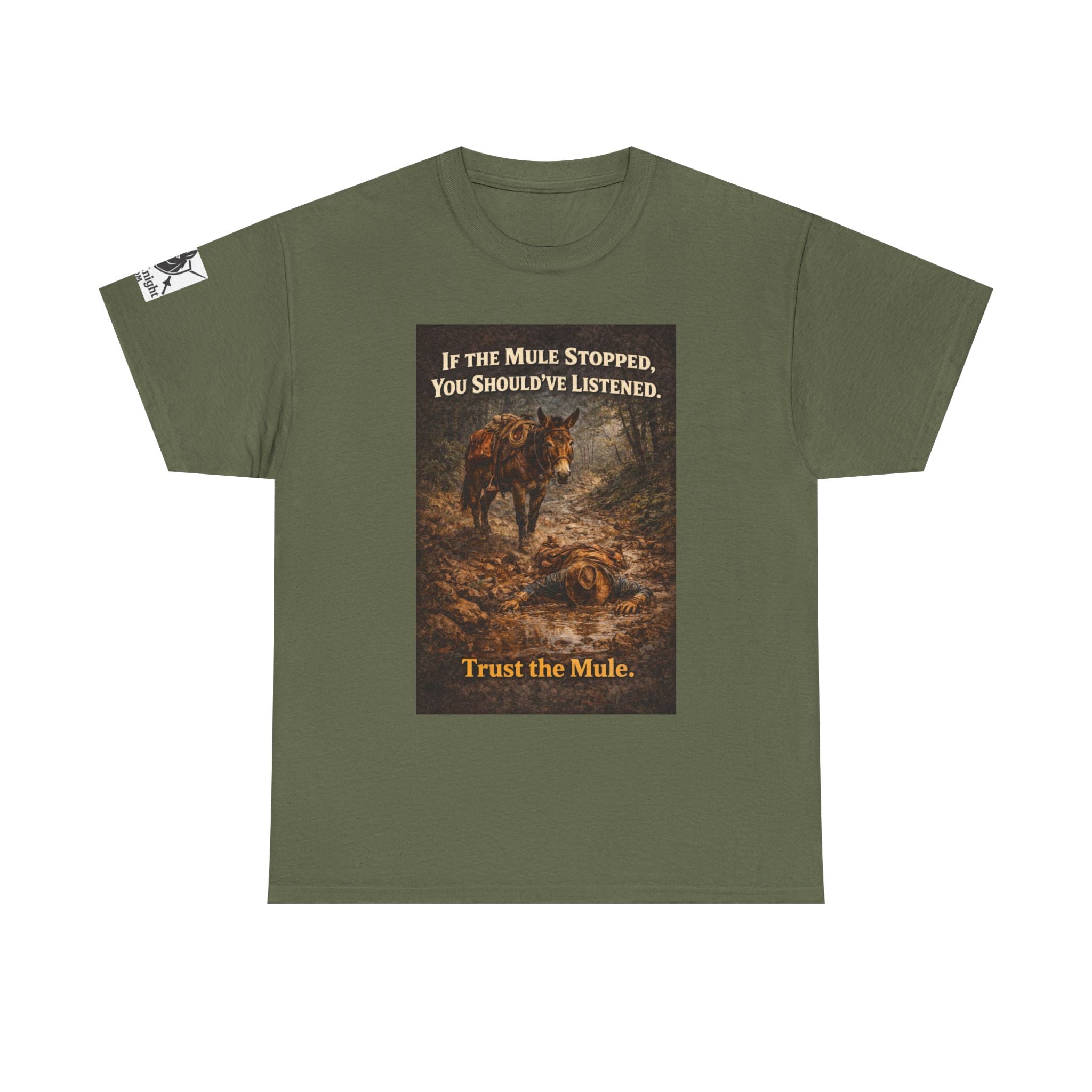 Trust the Mule Vintage Graphic Tee — "If the Mule Stopped, You Should've Listened"