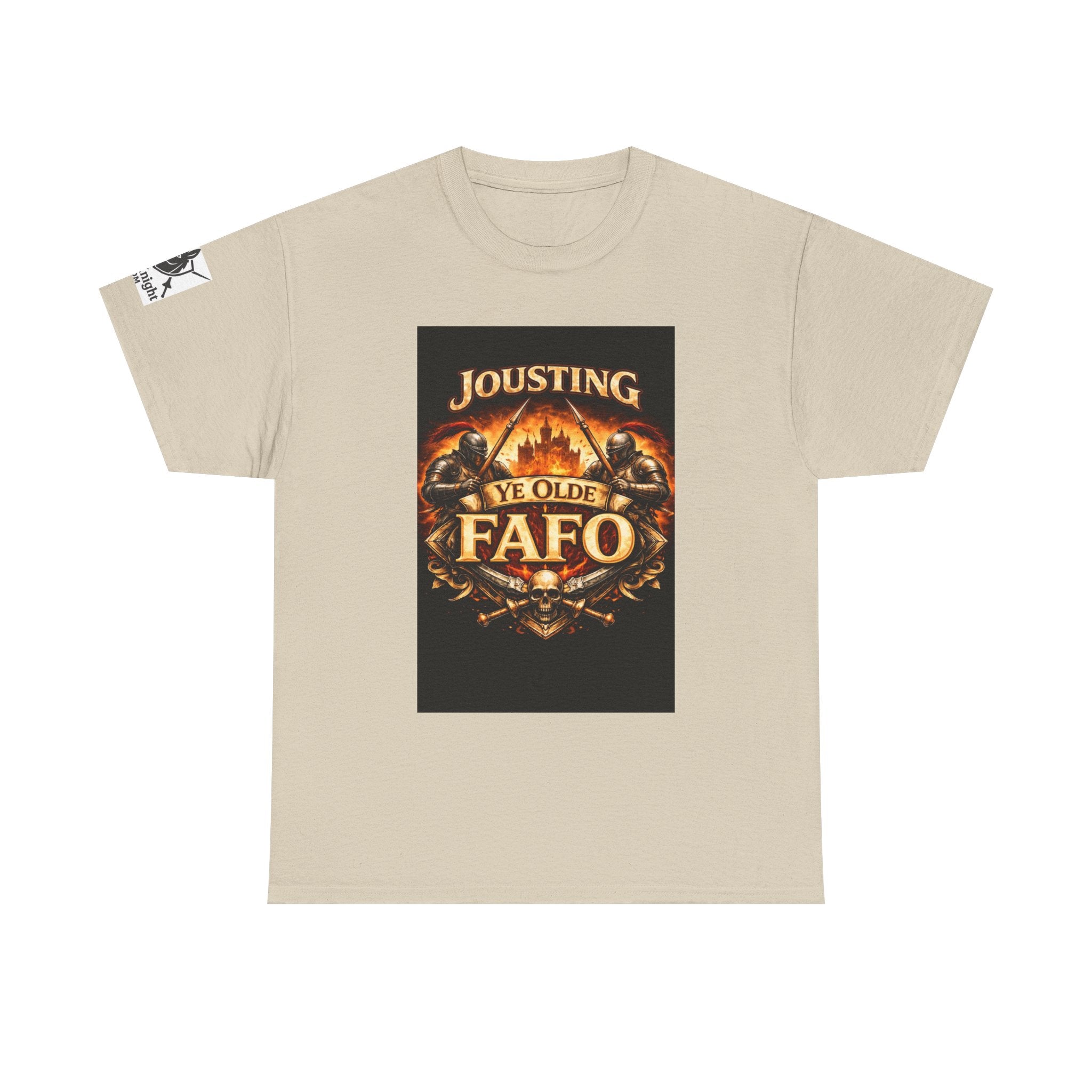 Jousting Ye Olde Fafo T-Shirt — Medieval Vintage Tournament Graphic Tee