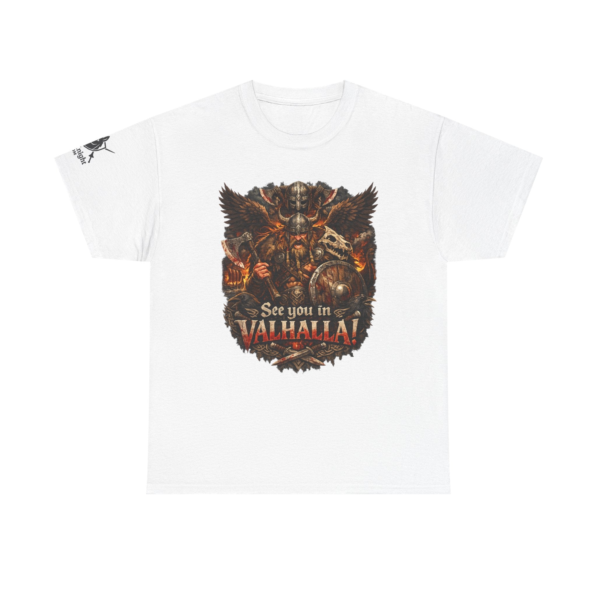 Viking shirt See you in Valhalla — Funny Knight Tee