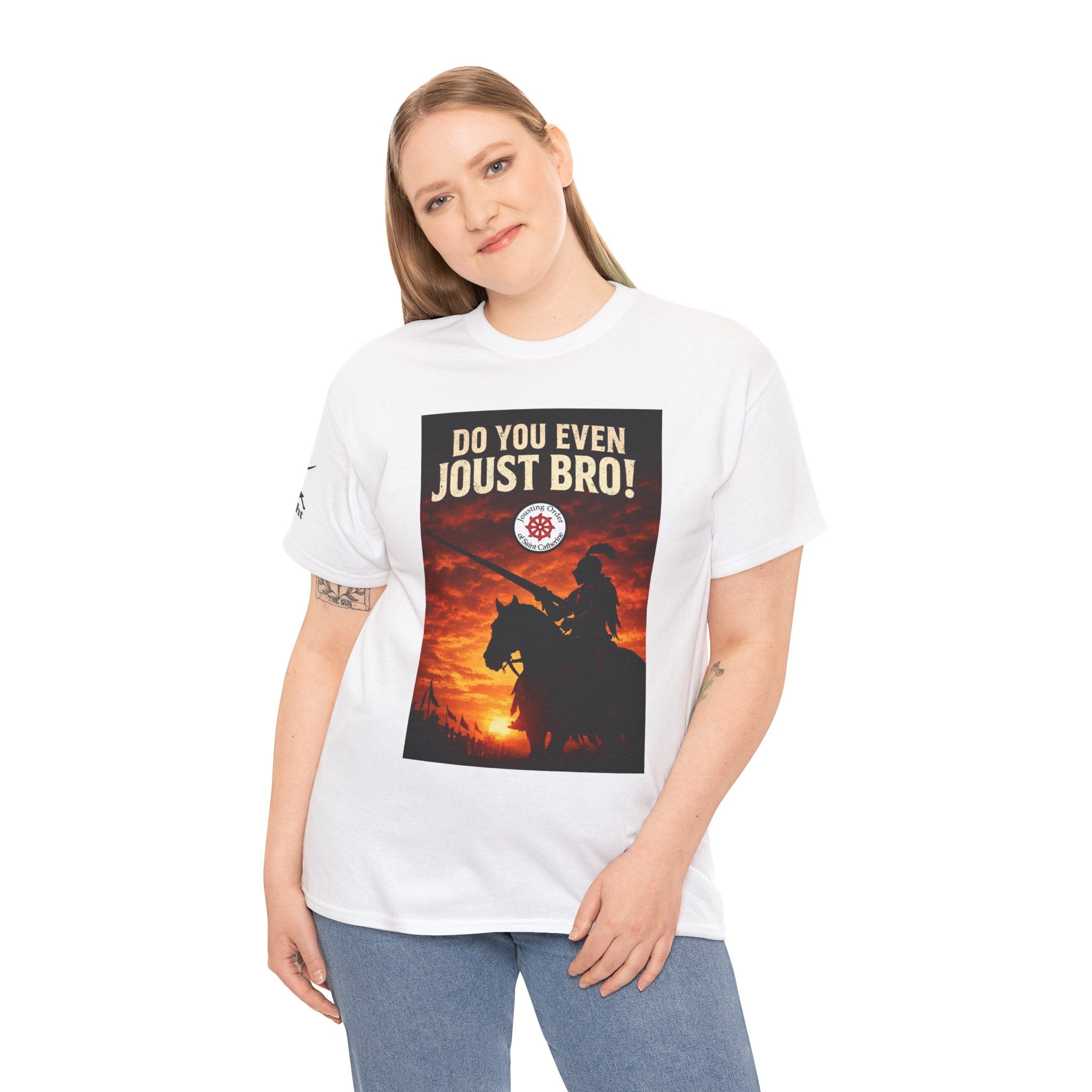 Do You Even Joust Bro? Jousting Order of Saint Catherine -Knight Jousting Graphic Tee