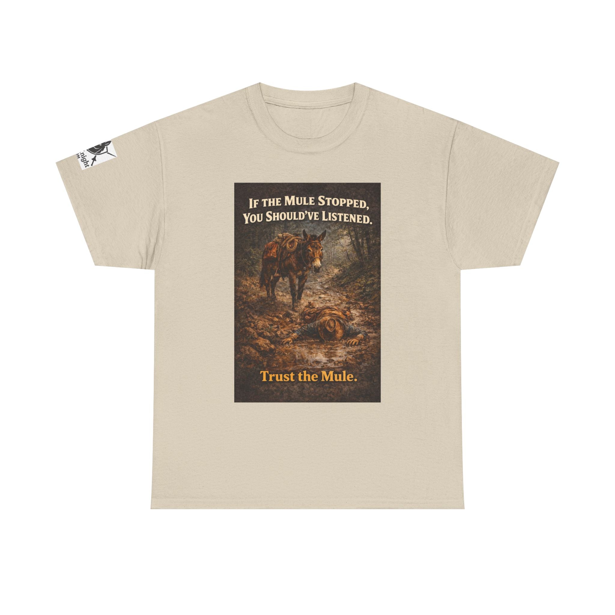 Trust the Mule Vintage Graphic Tee — "If the Mule Stopped, You Should've Listened"