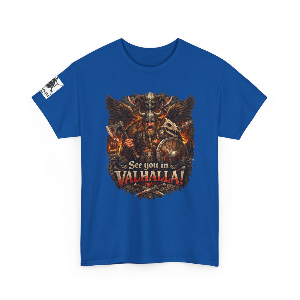 Viking shirt See you in Valhalla — Funny Knight Tee
