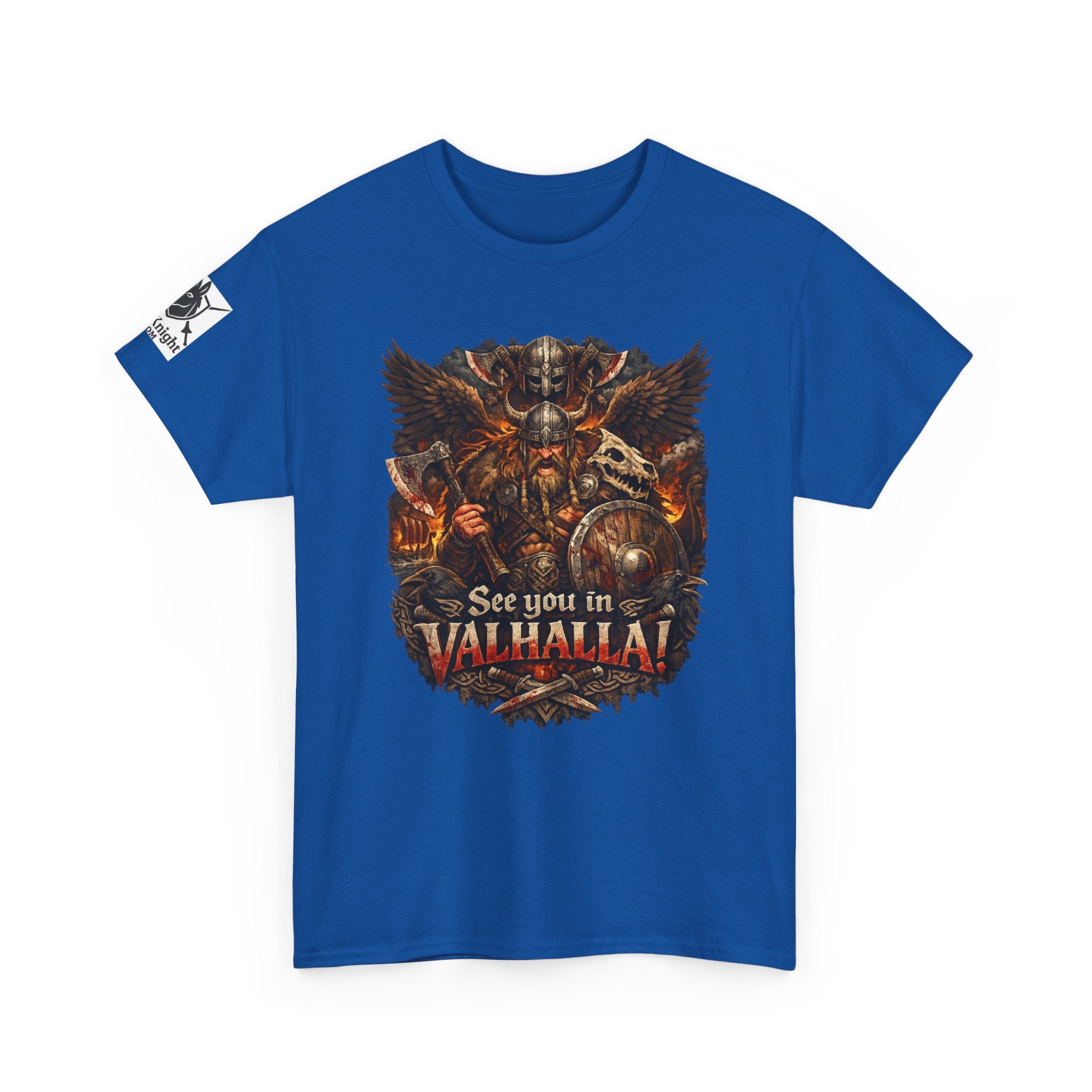 Viking shirt See you in Valhalla — Funny Knight Tee