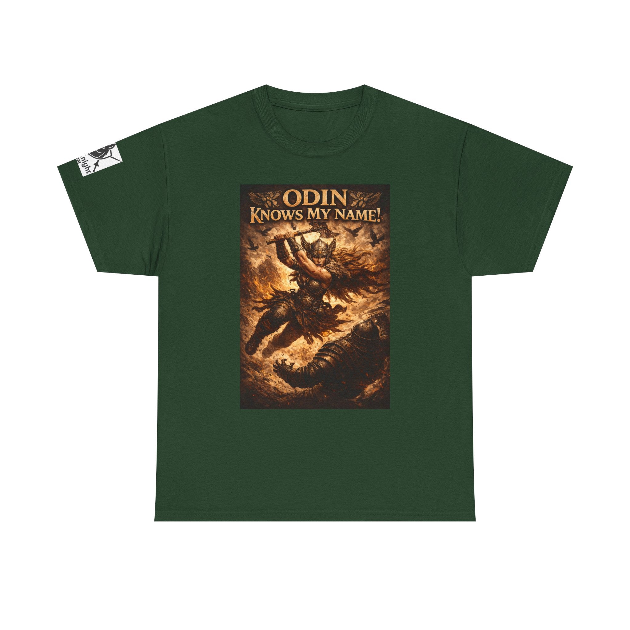 Viking Valkyrie shirt -Odin Knows my Name! — viking Tee