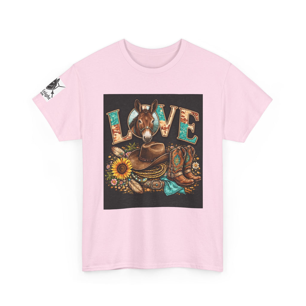 Western rider Love Mules— Cowgirl western Graphic Tee