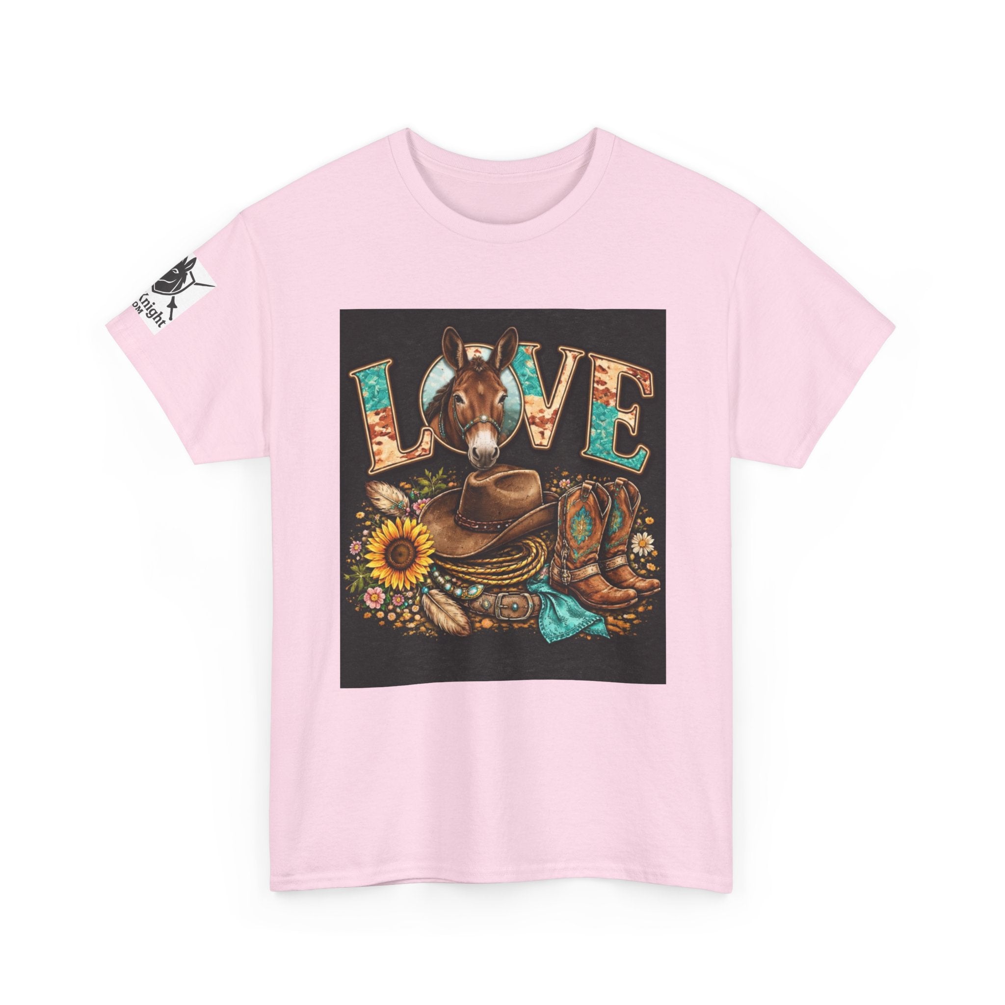 Western rider Love Mules— Cowgirl western Graphic Tee