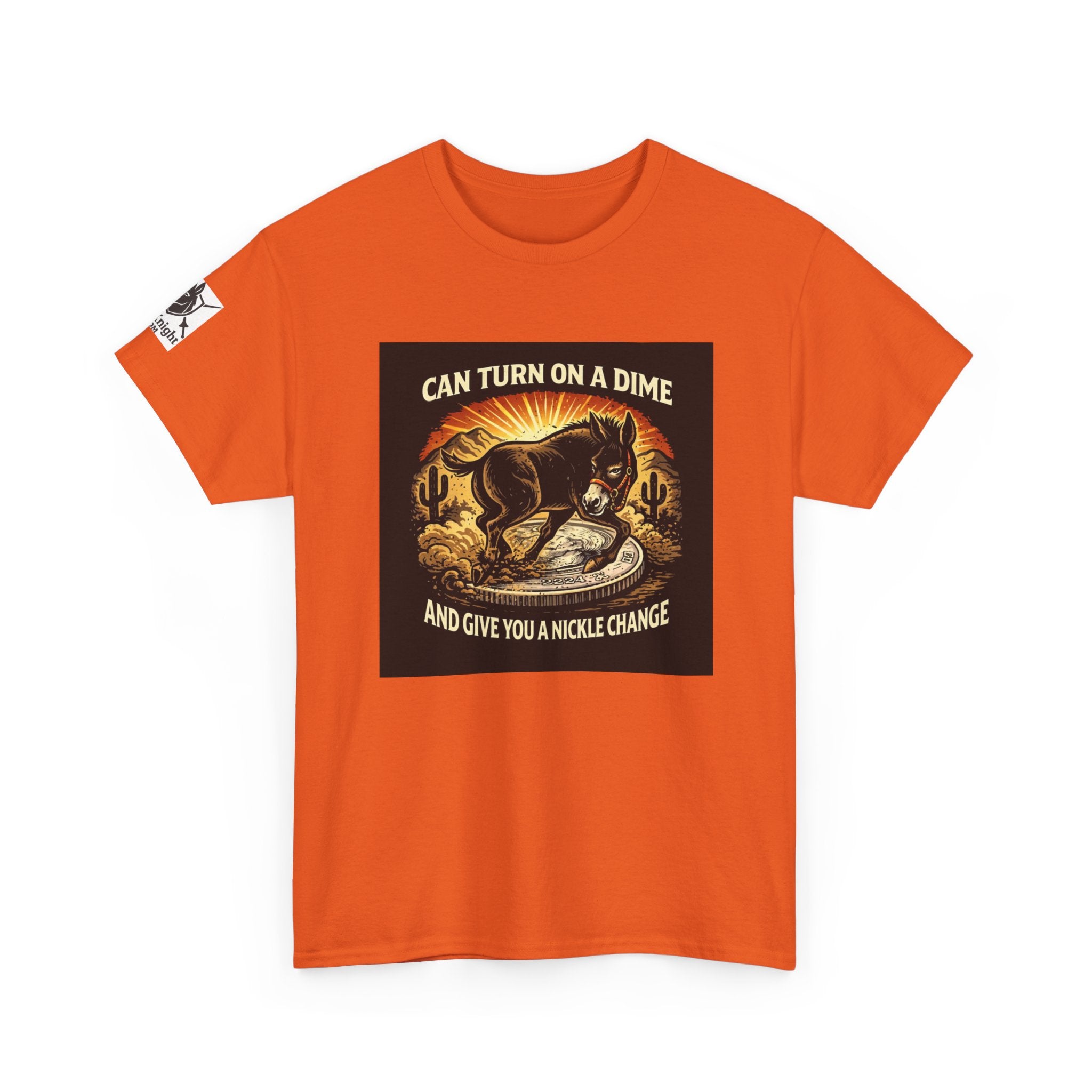 Mule Rider Retro Graphic Tee - "Can Turn on a Dime and Give You a Nickel Change"