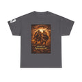 Viking shirt - Viking man and woman on battlefield of ravens - Text of Worthy of Valhalla!   Viking tee