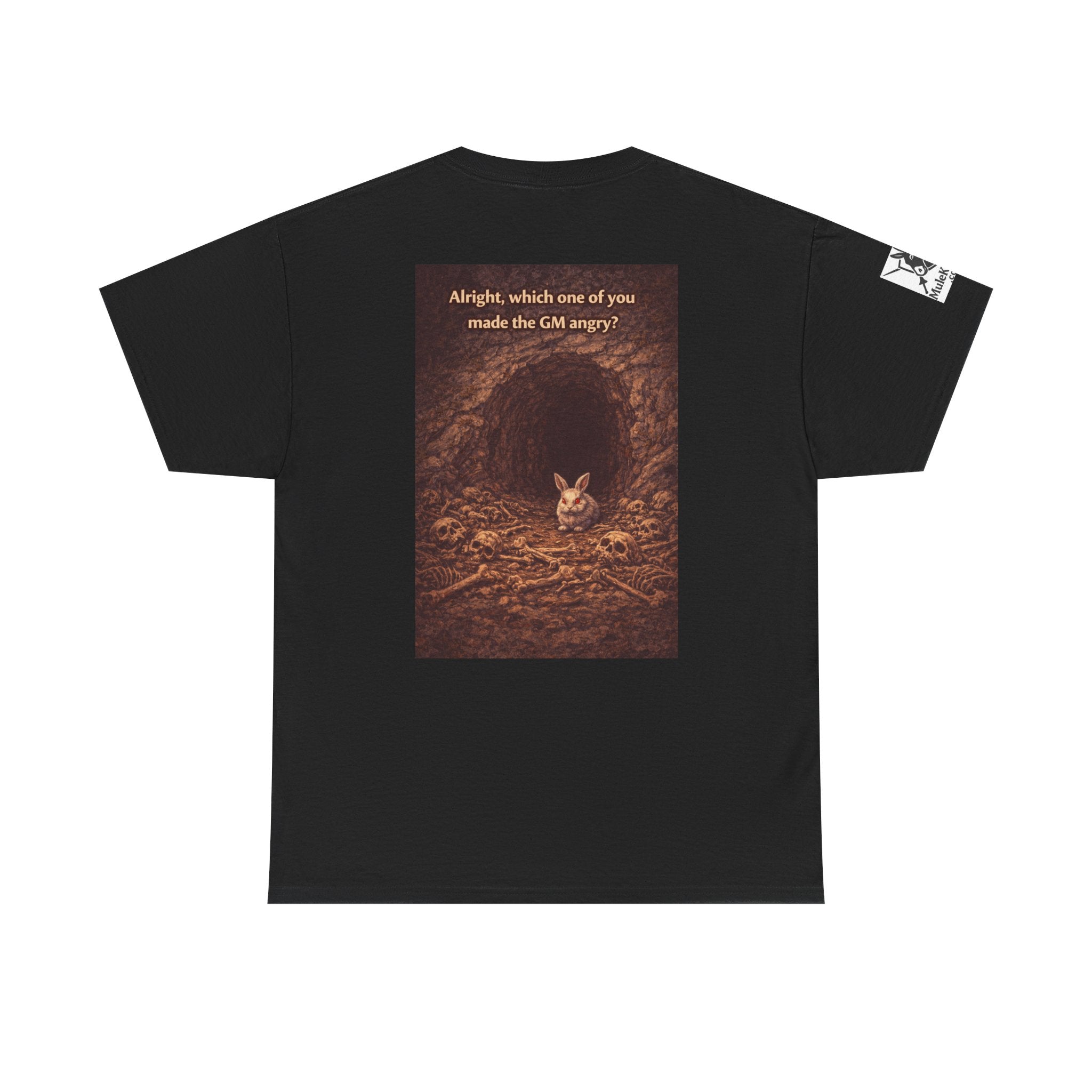 Gaming Tee—  "Alright which one of you made the GM angry!"  Funny tee