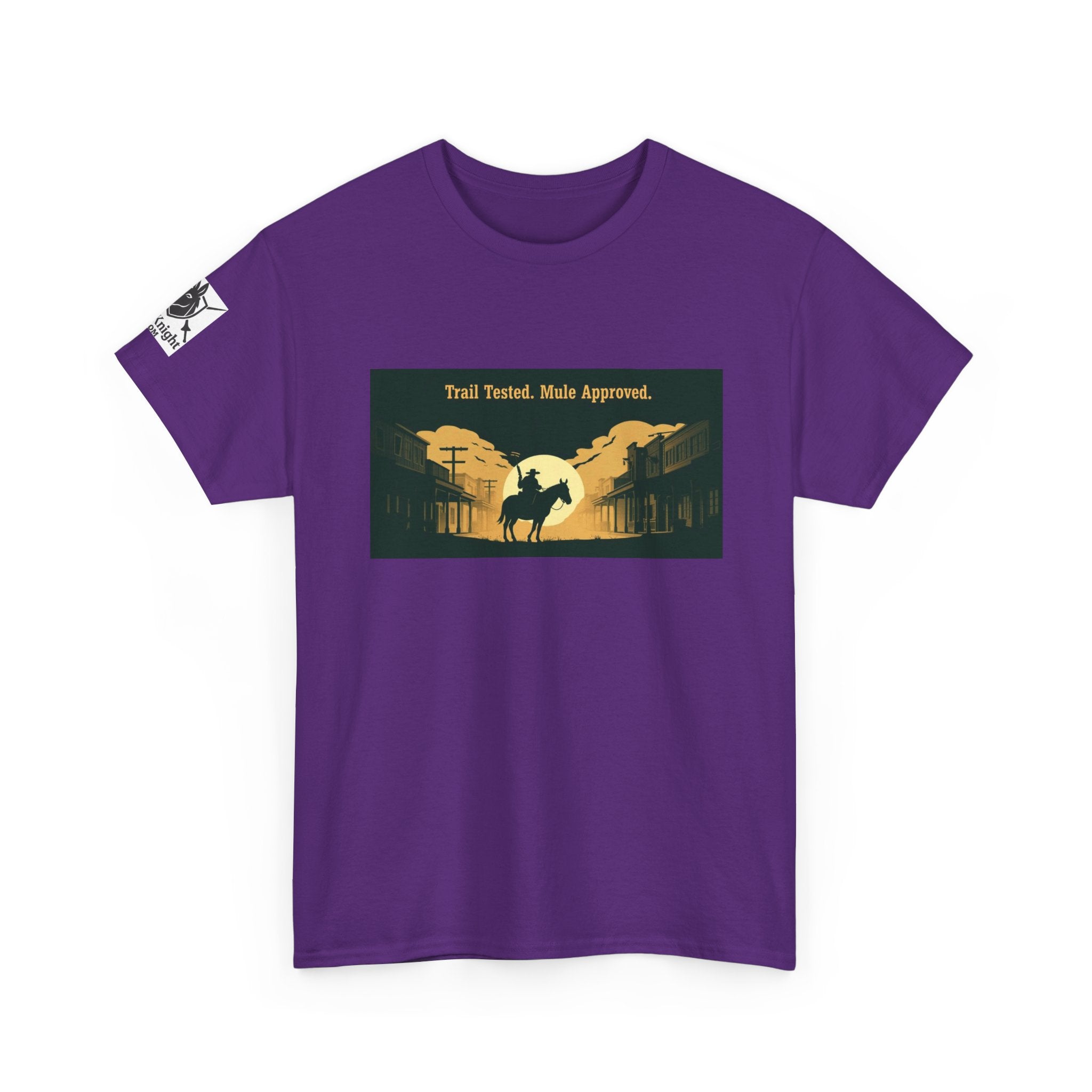 Western Rodeo T-Shirt — 'Trail Tested, Mule Approved' Vintage Cowboy Tee