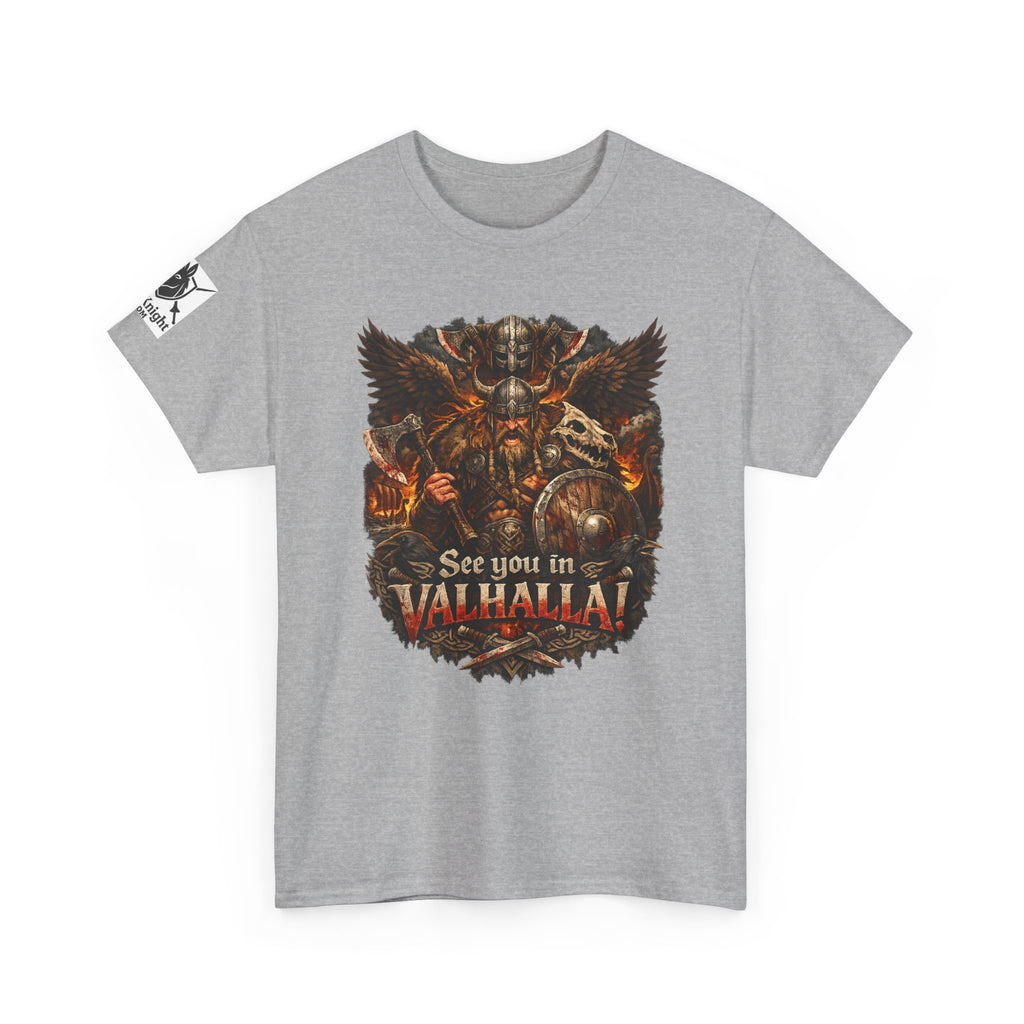 Viking shirt See you in Valhalla — Funny Knight Tee