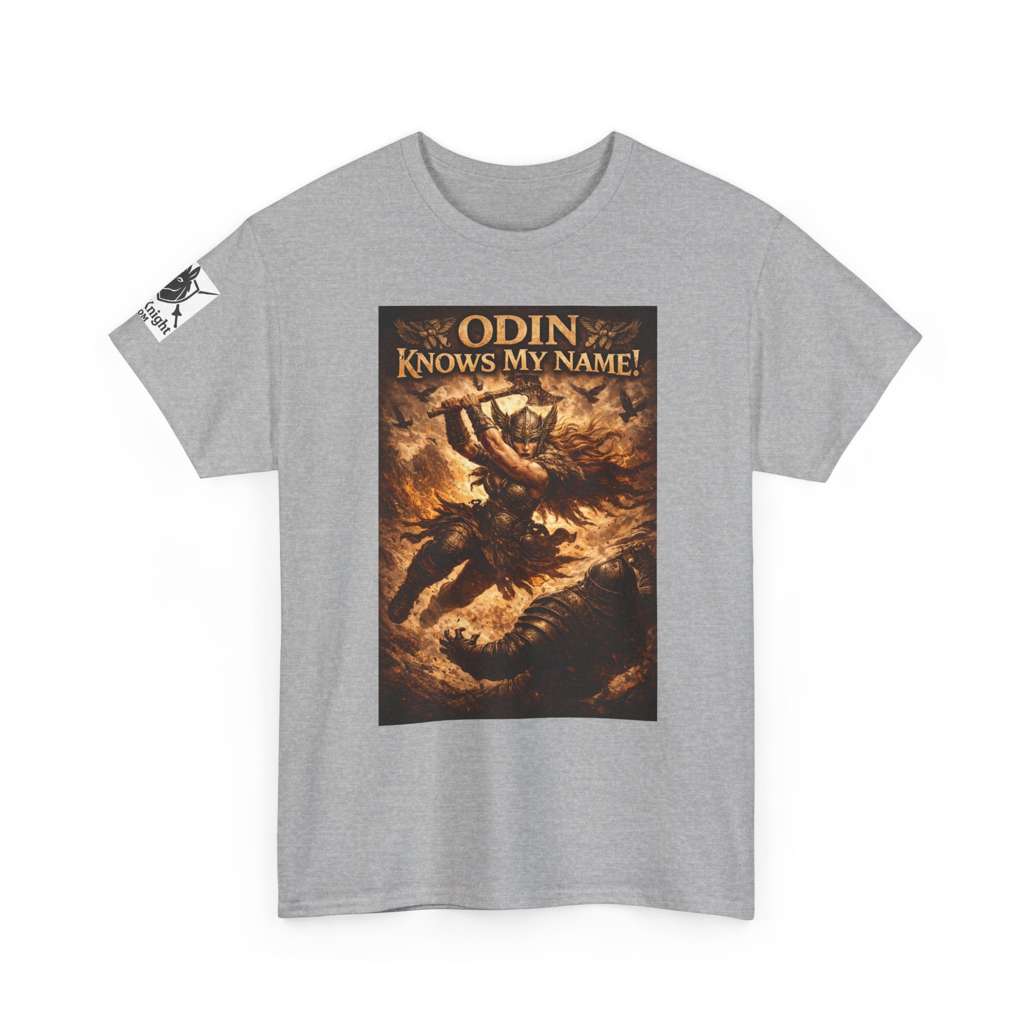 Viking Valkyrie shirt -Odin Knows my Name! — viking Tee