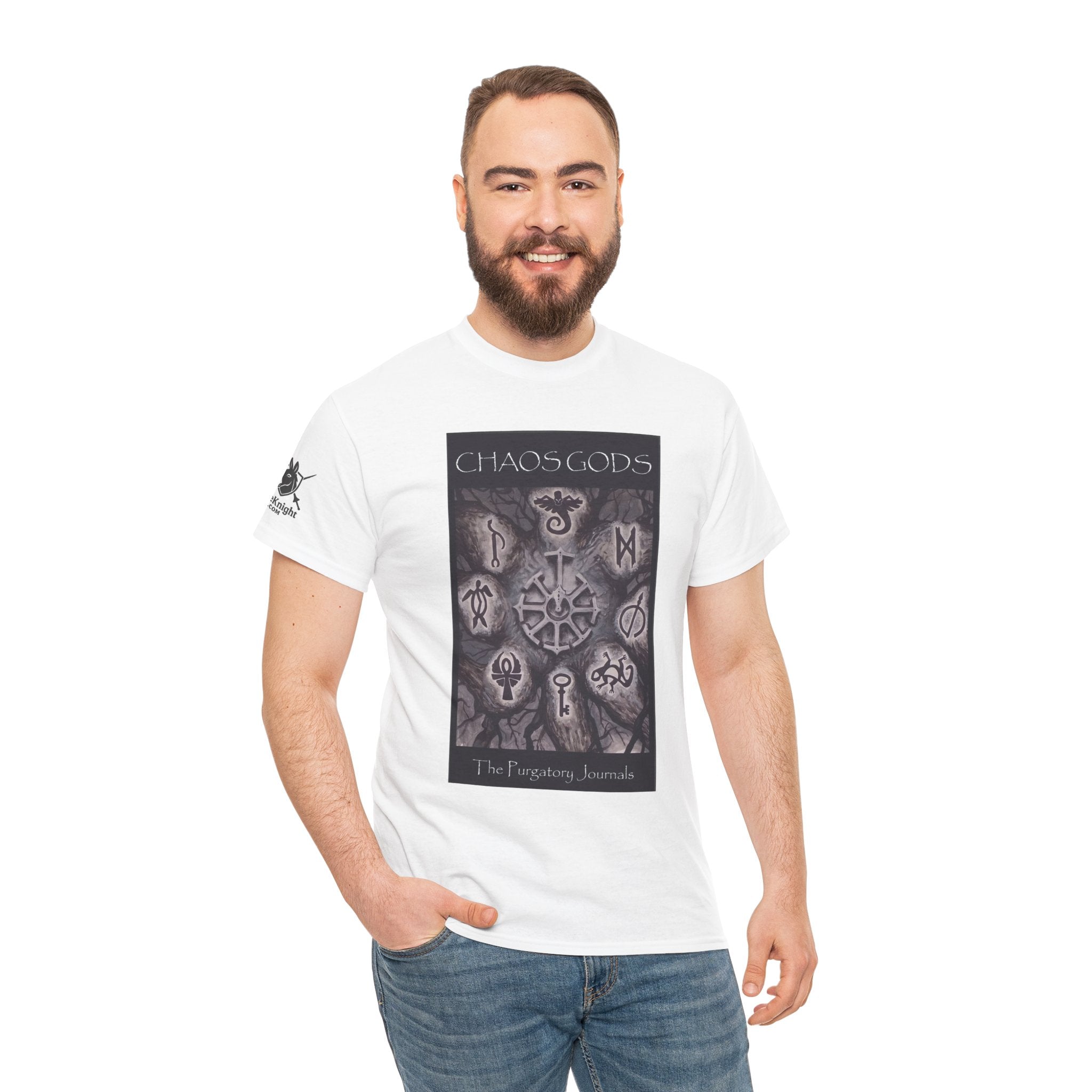 Chaos Gods World Tree Tee — The Purgattory Journals Novels Graphic T-Shirt