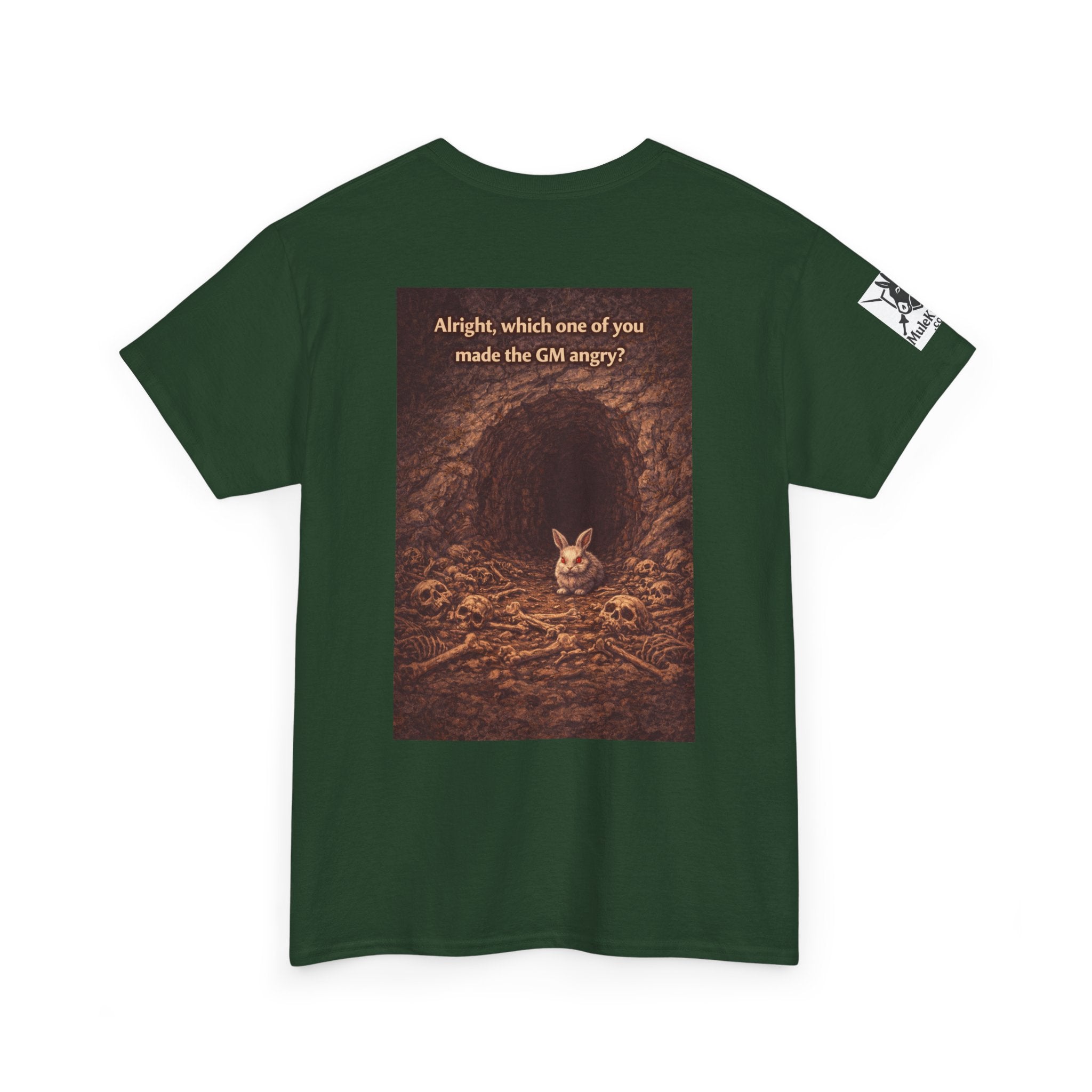 Gaming Tee—  "Alright which one of you made the GM angry!"  Funny tee