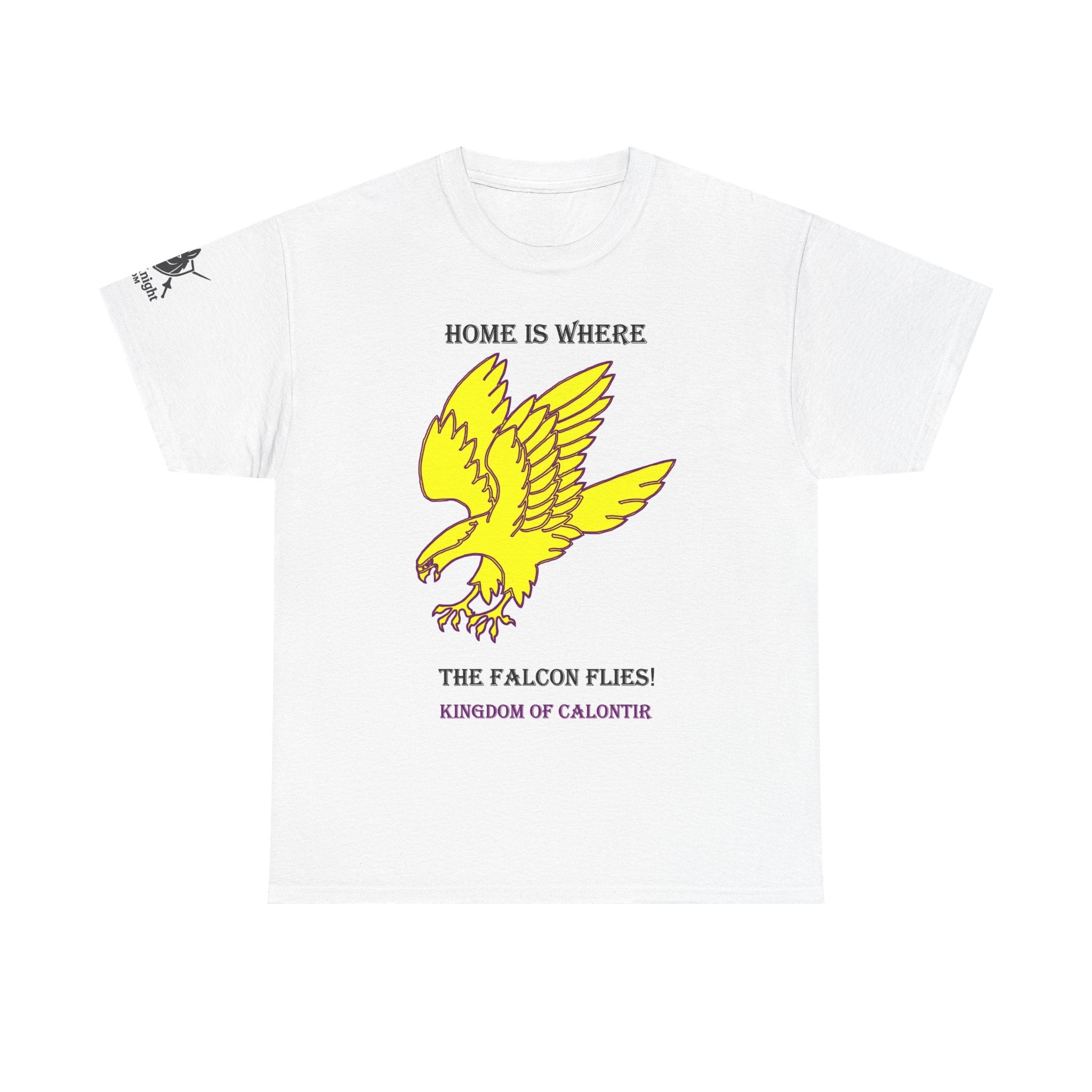 Home Is Where the Falcon Flies T‑Shirt -Medieval Tee