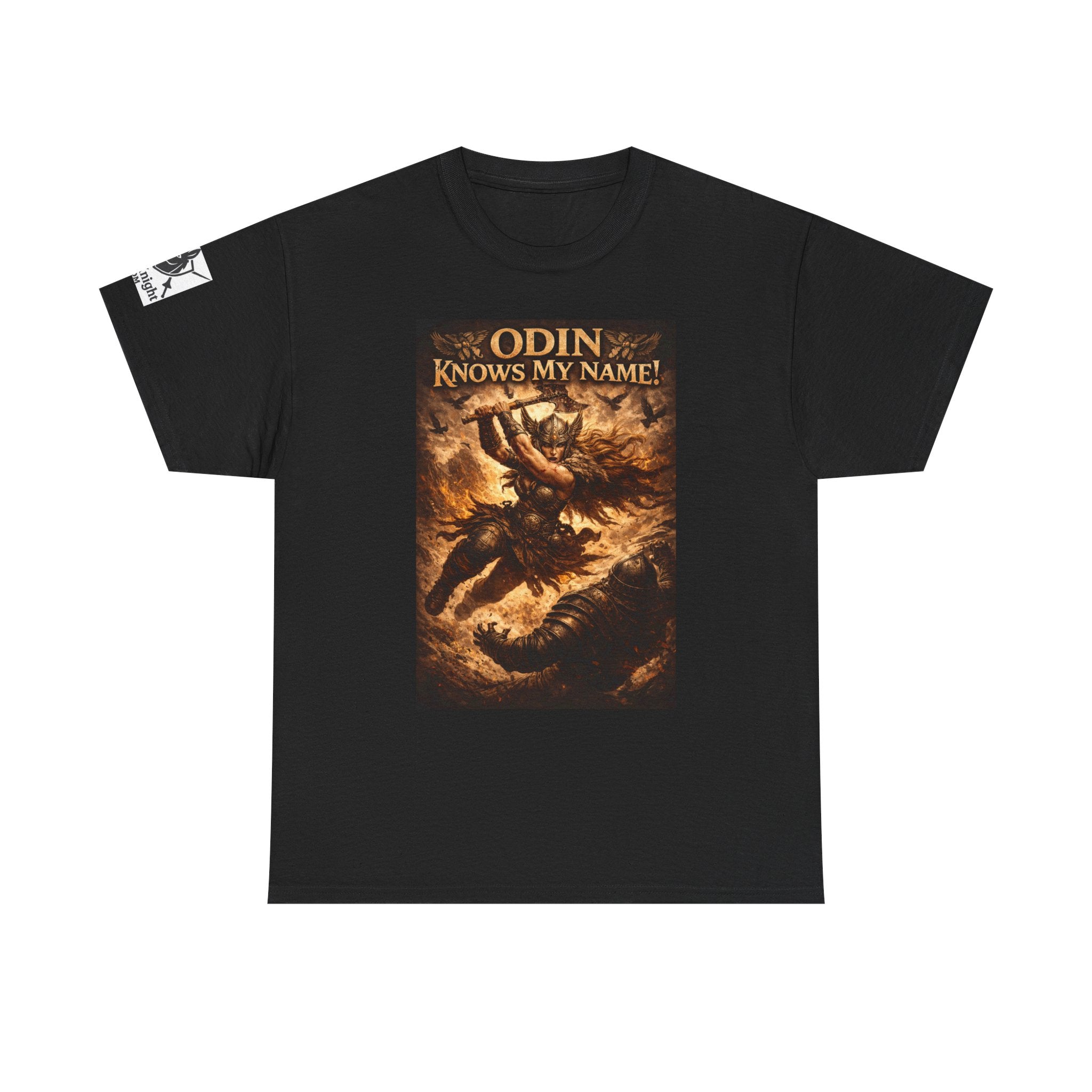 Viking Valkyrie shirt -Odin Knows my Name! — viking Tee
