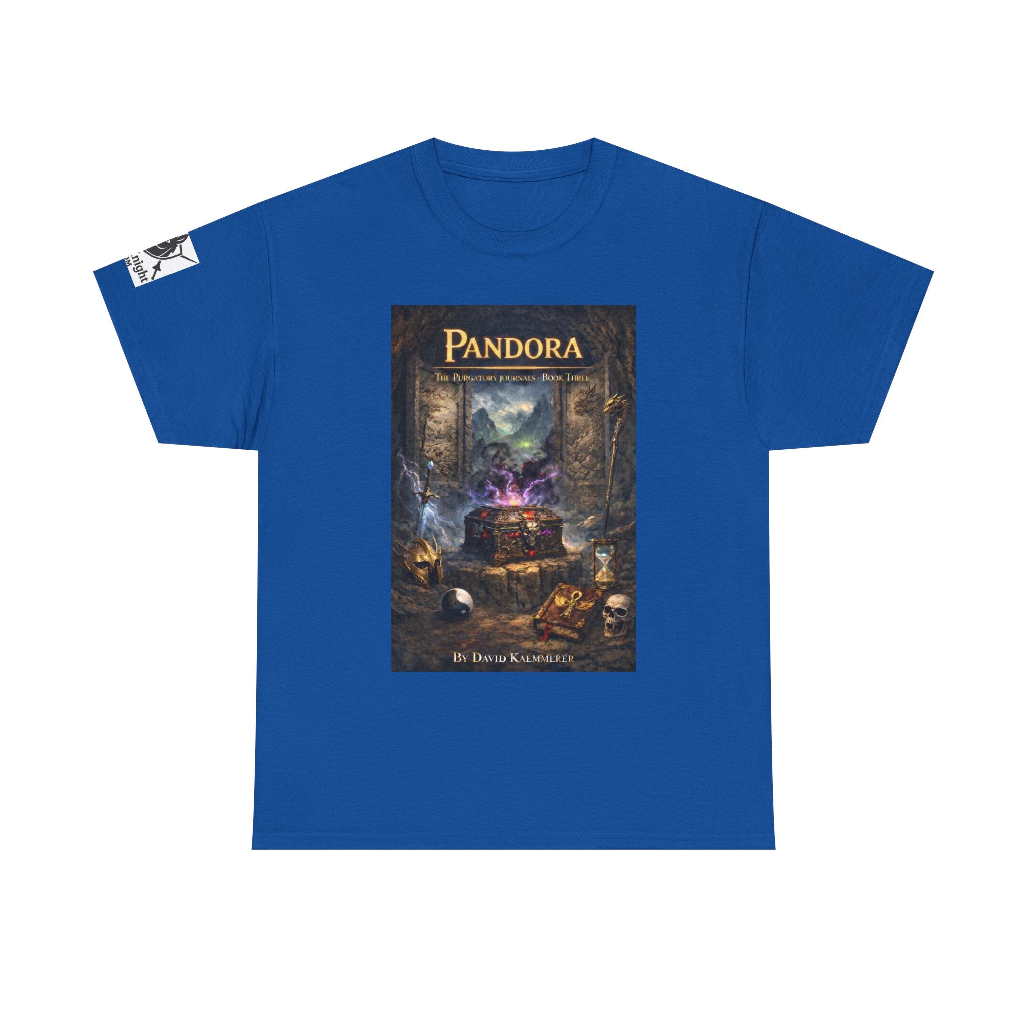 TShirt - Pandora Book Cover Art and on back depicts Chaos Gods Cover